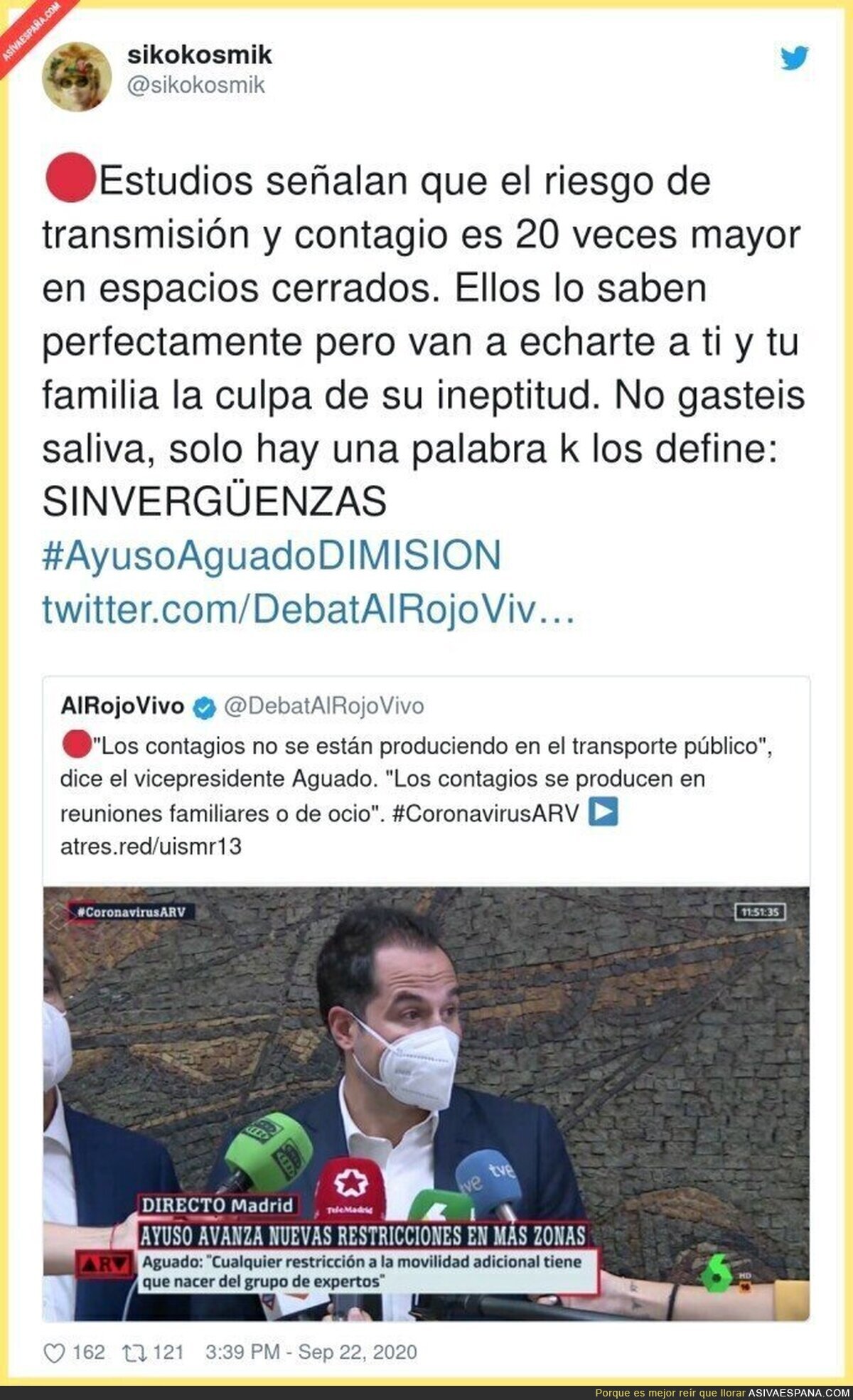 Los políticos son responsables de tantas muertes