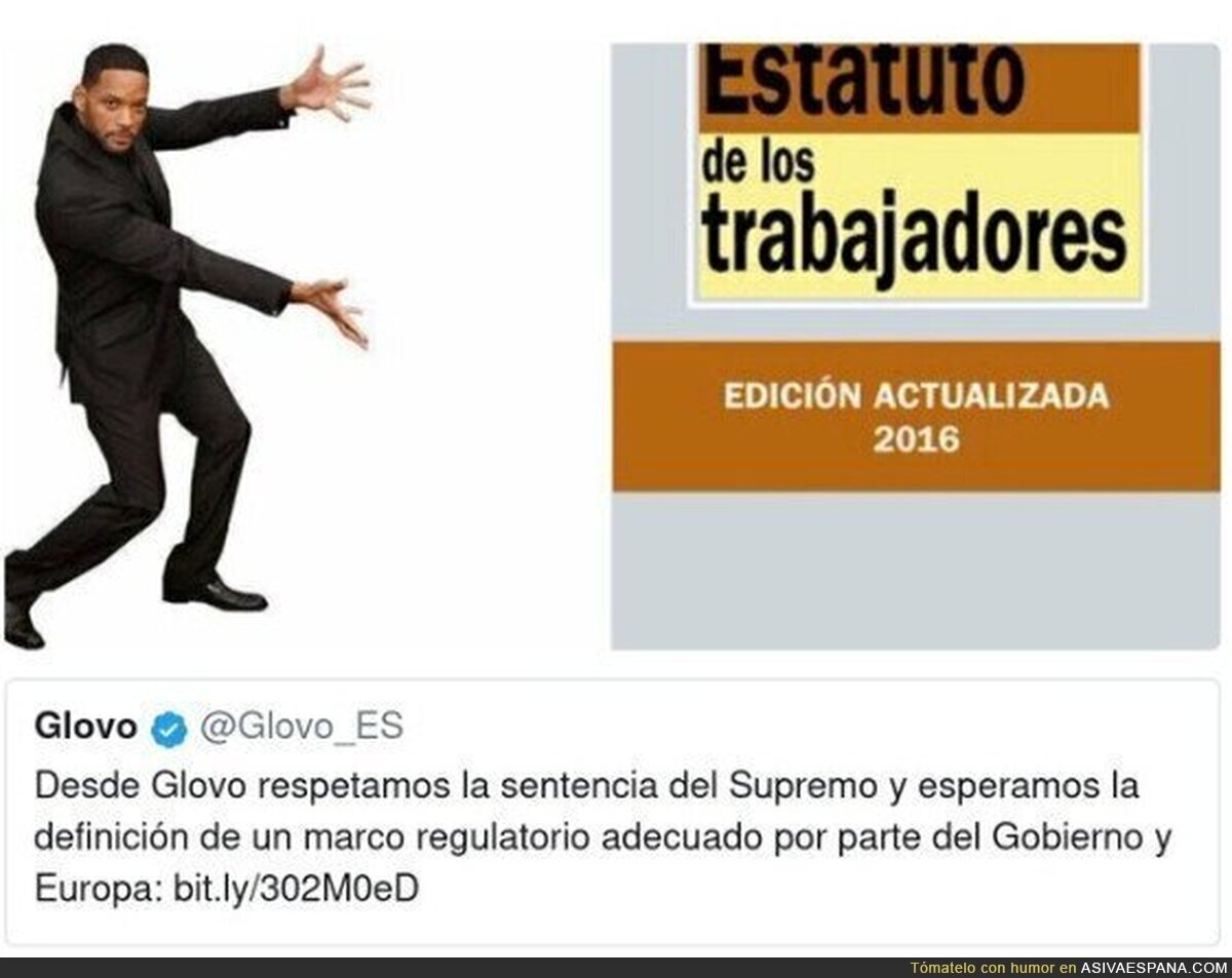 Glovo no se quiere enterar