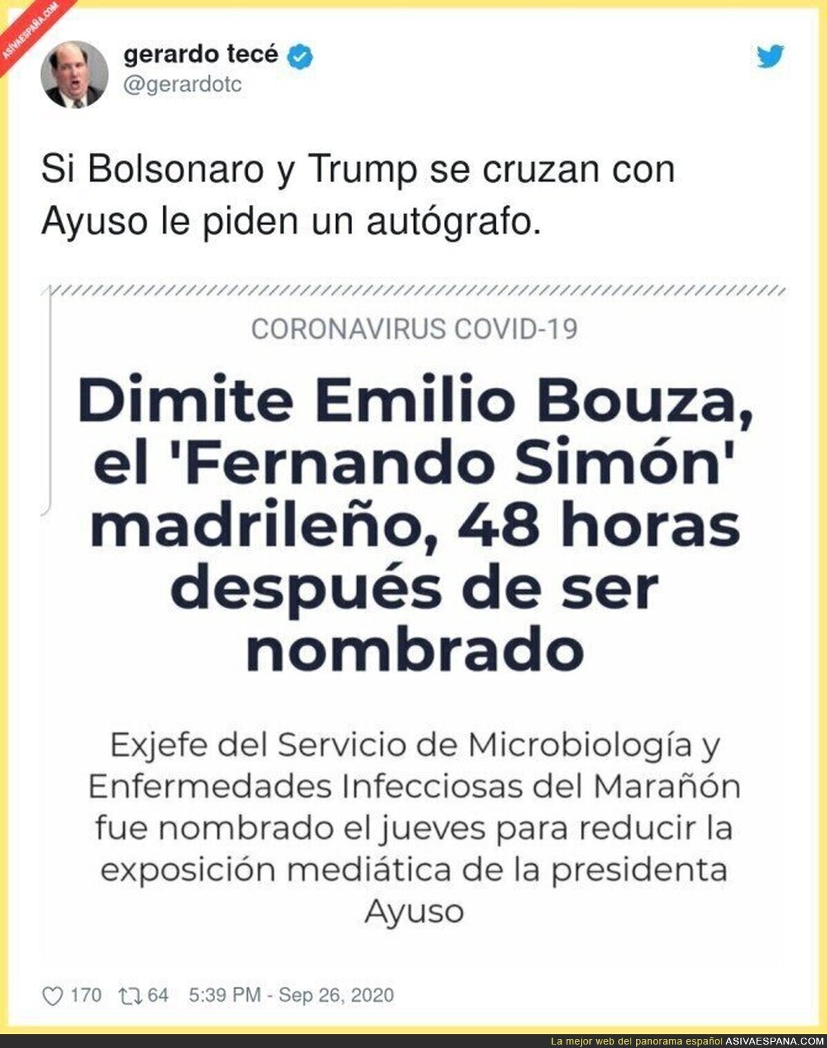 Menudo peligro hay en Madrid con Ayuso
