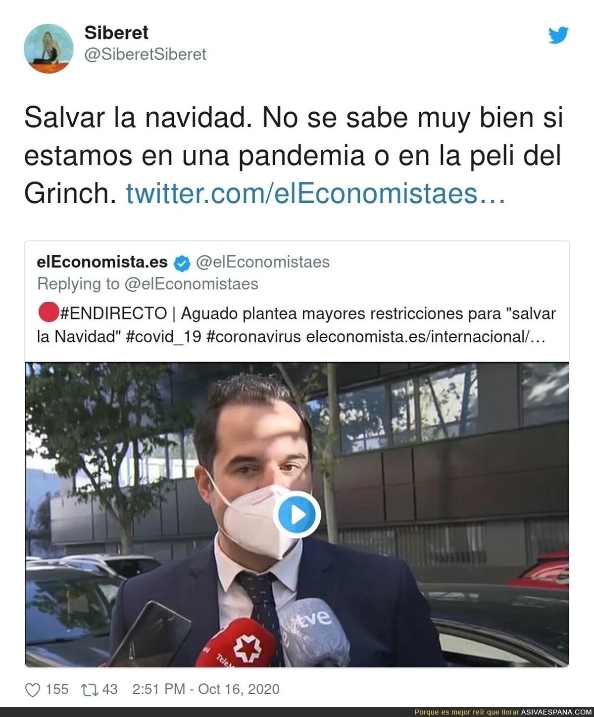 Próximamente: Una película de Antena 3 de las 16.00 sobre Aguado salvando la Navidad y recuperando la fe en Santa Claus