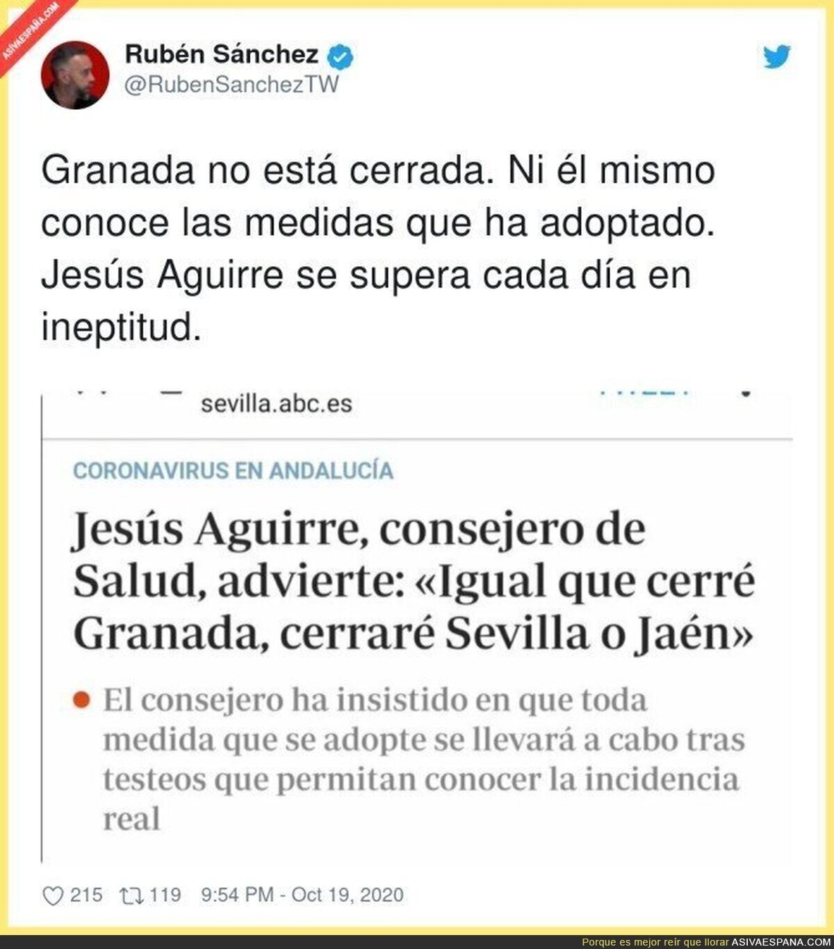 Nadie sabe en que momento se ha cerrado Granada