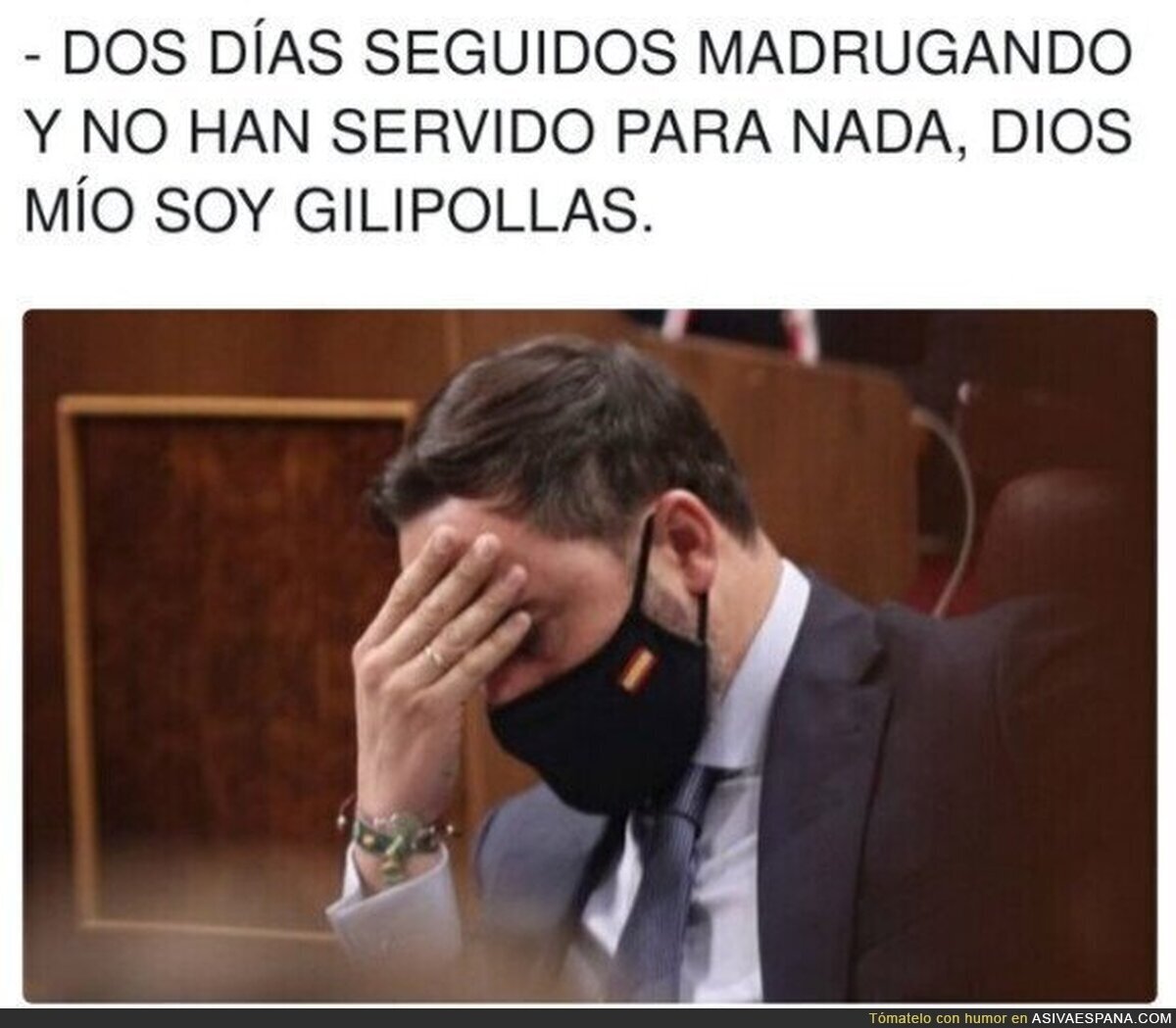 Por una vez que trabaja...