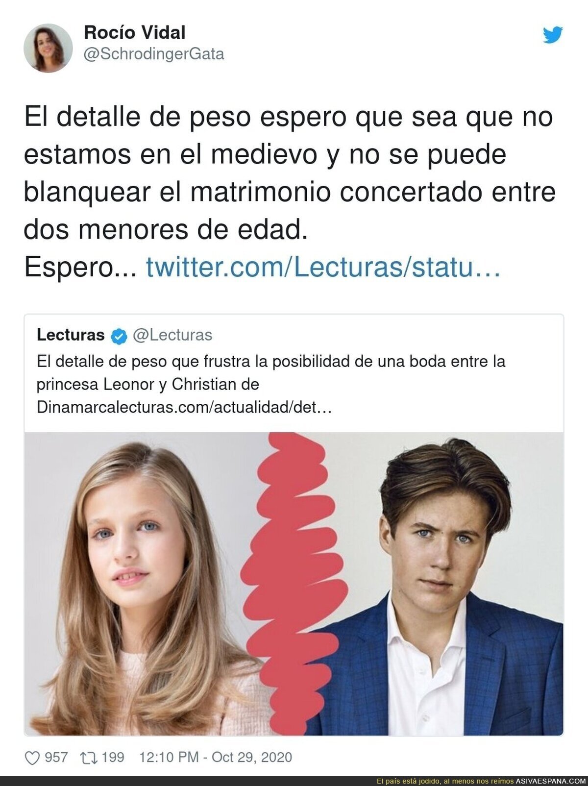 Hablando de una boda entre menores en pleno 2020