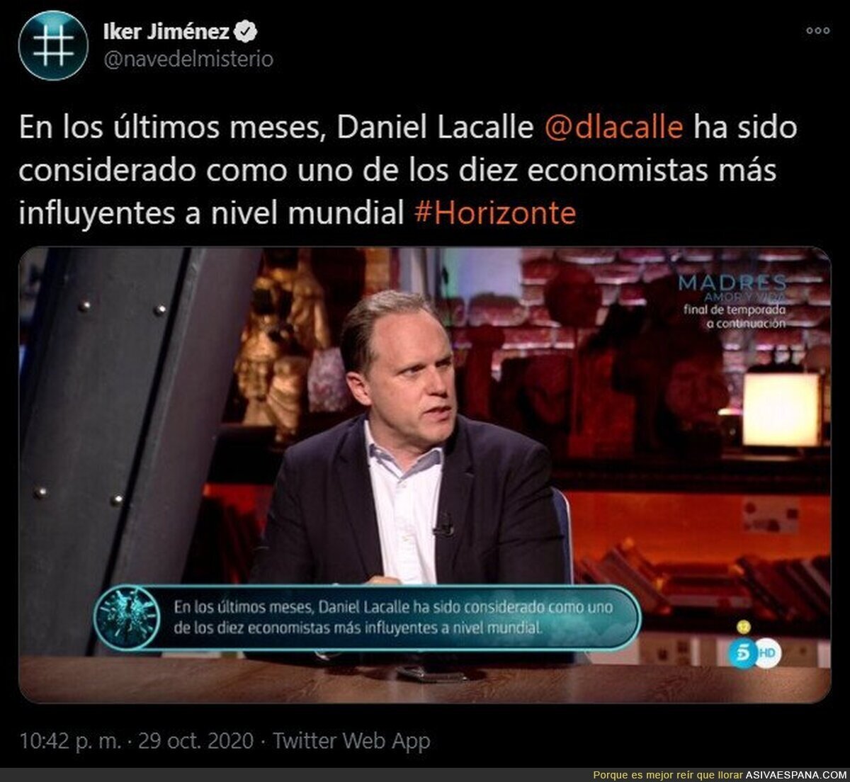 La nave del misterio apolítica