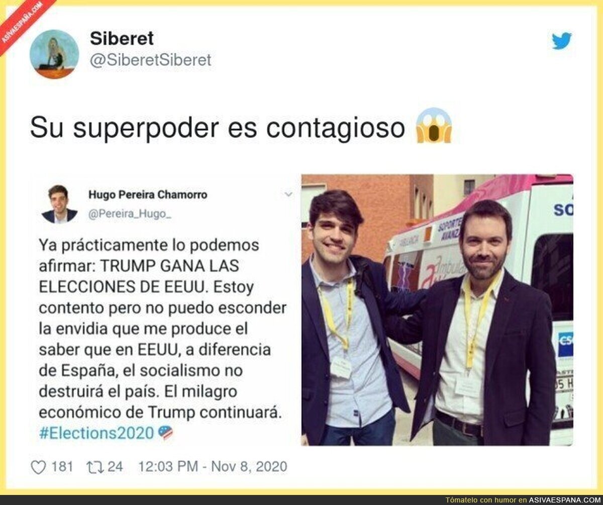 Le picó un Rallo radiactivo del gafe