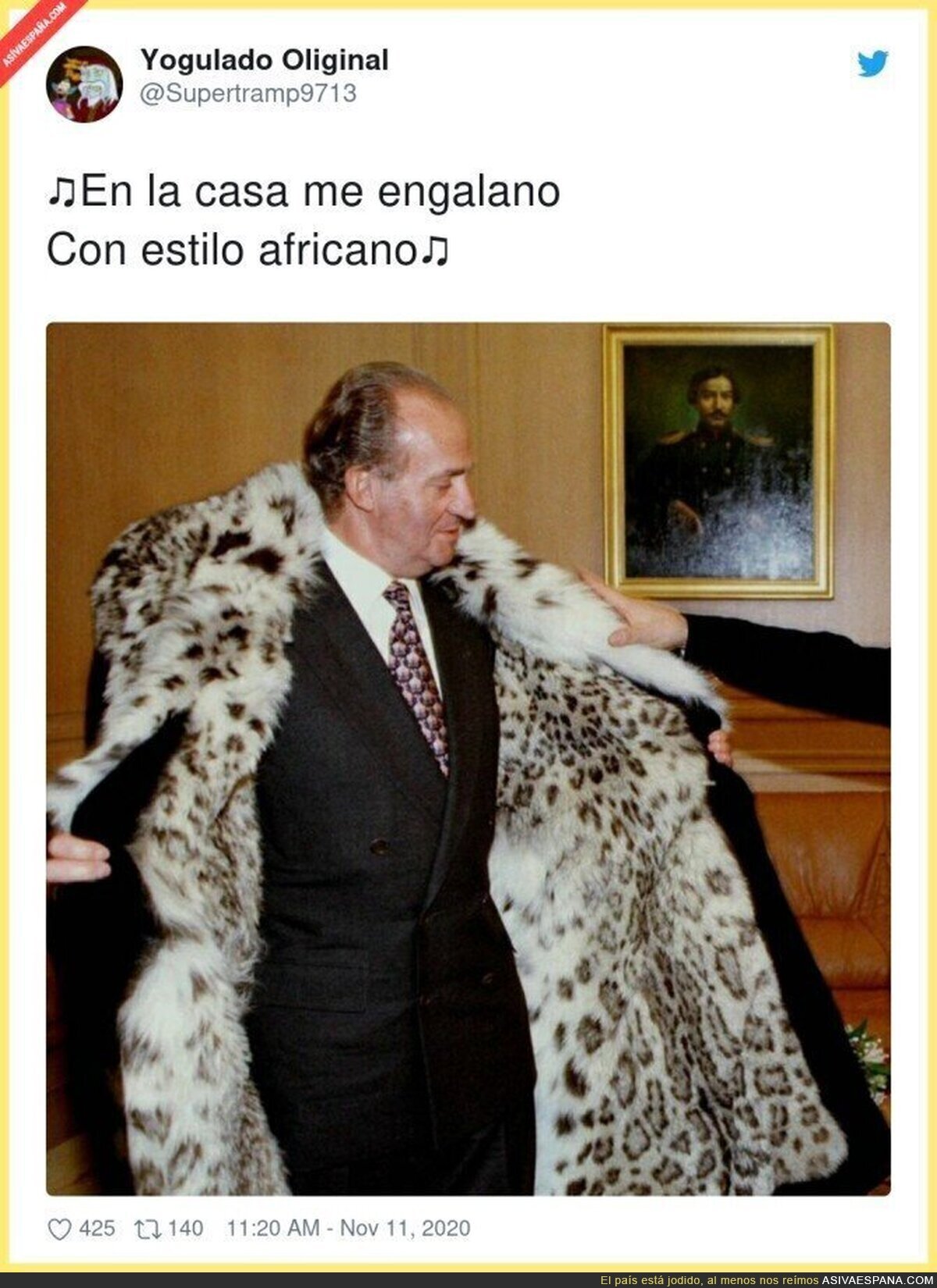 Un calzón de bisón, un jersey caparazón