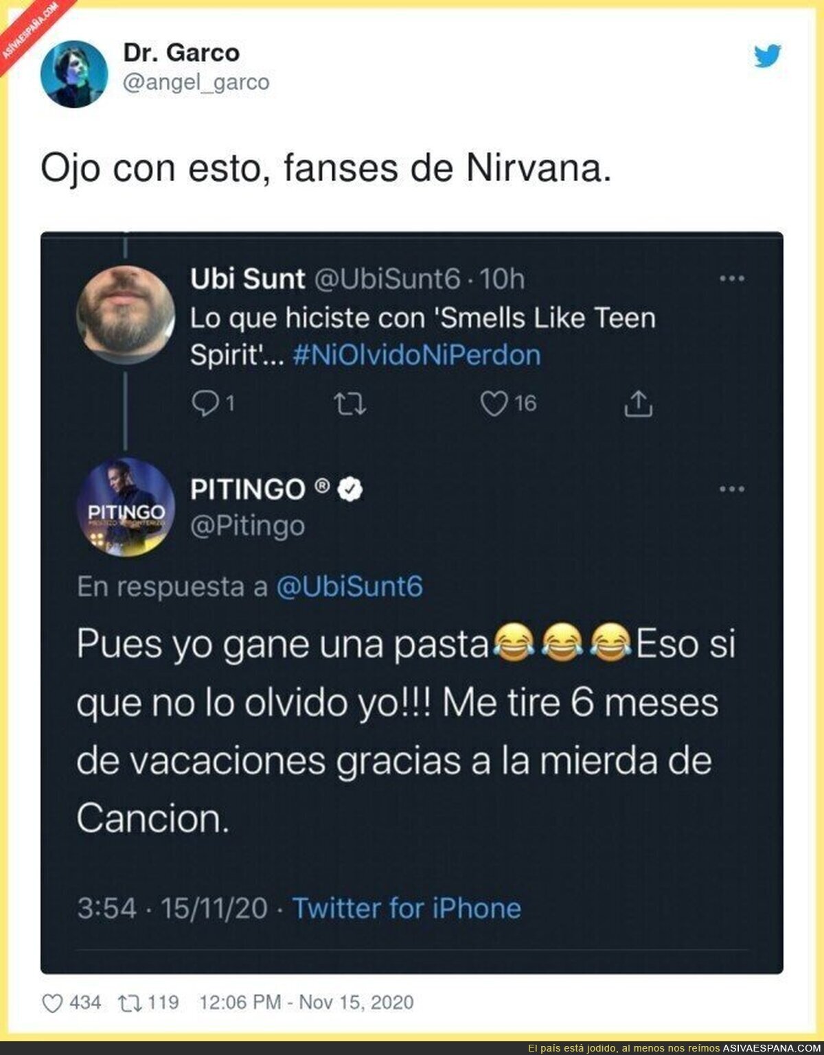 Encima de cachondeo tras destrozarla