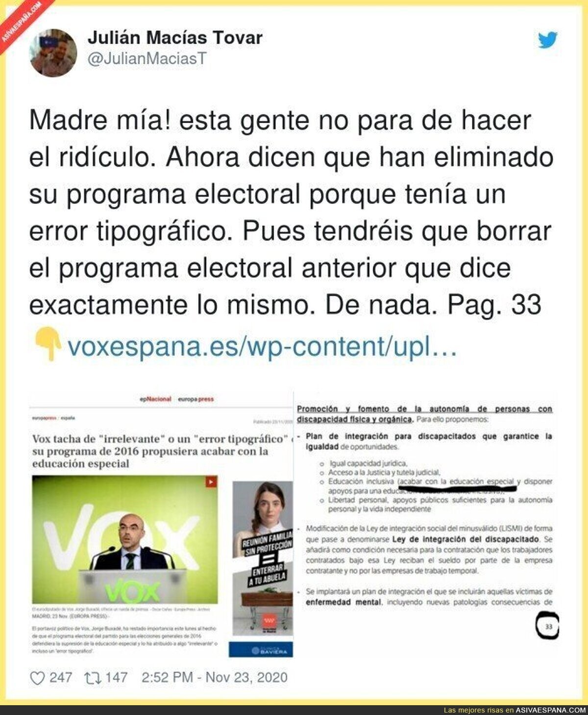 Y los votantes se lo creen