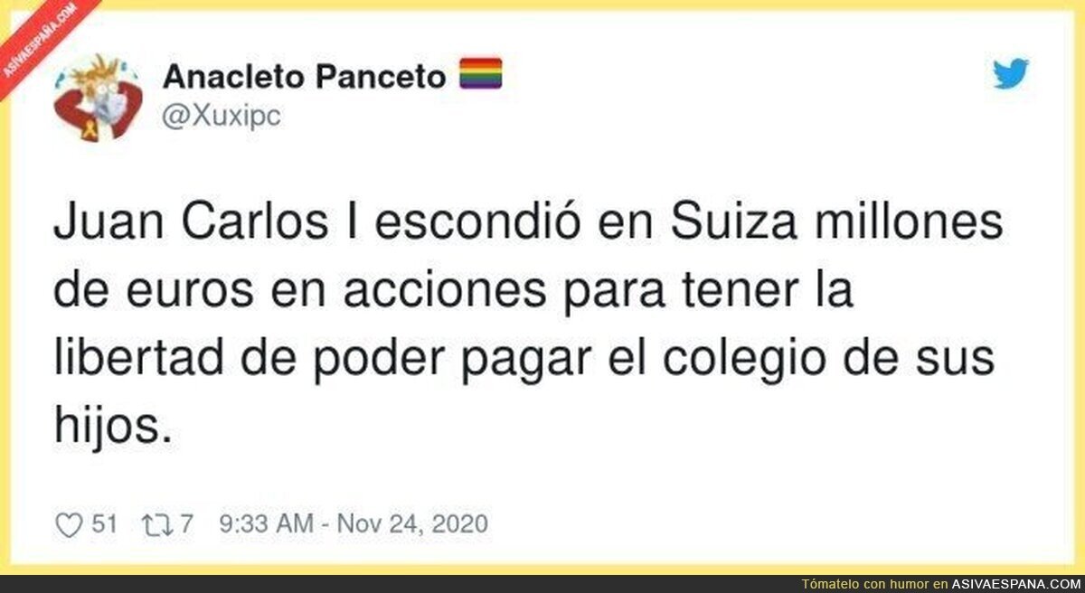 El Rey tenía motivos