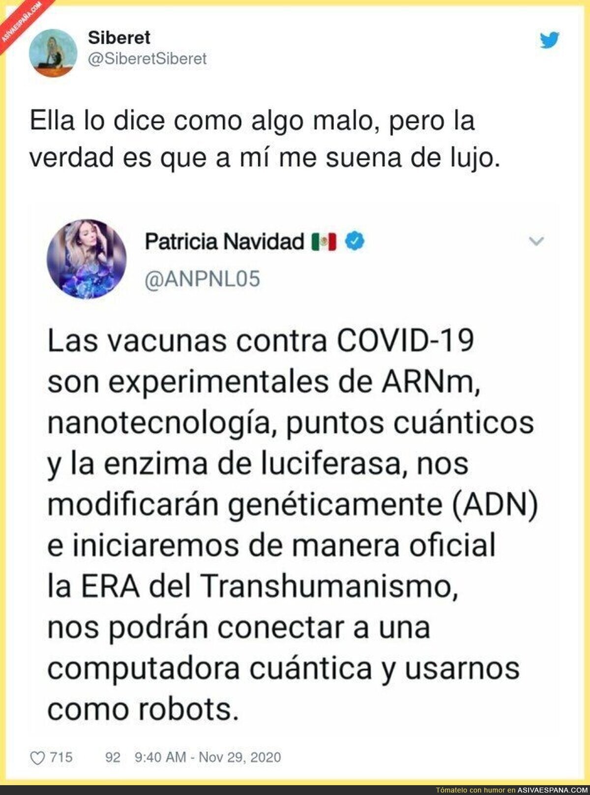 El futuro ya está aquí según Patricia Navidad