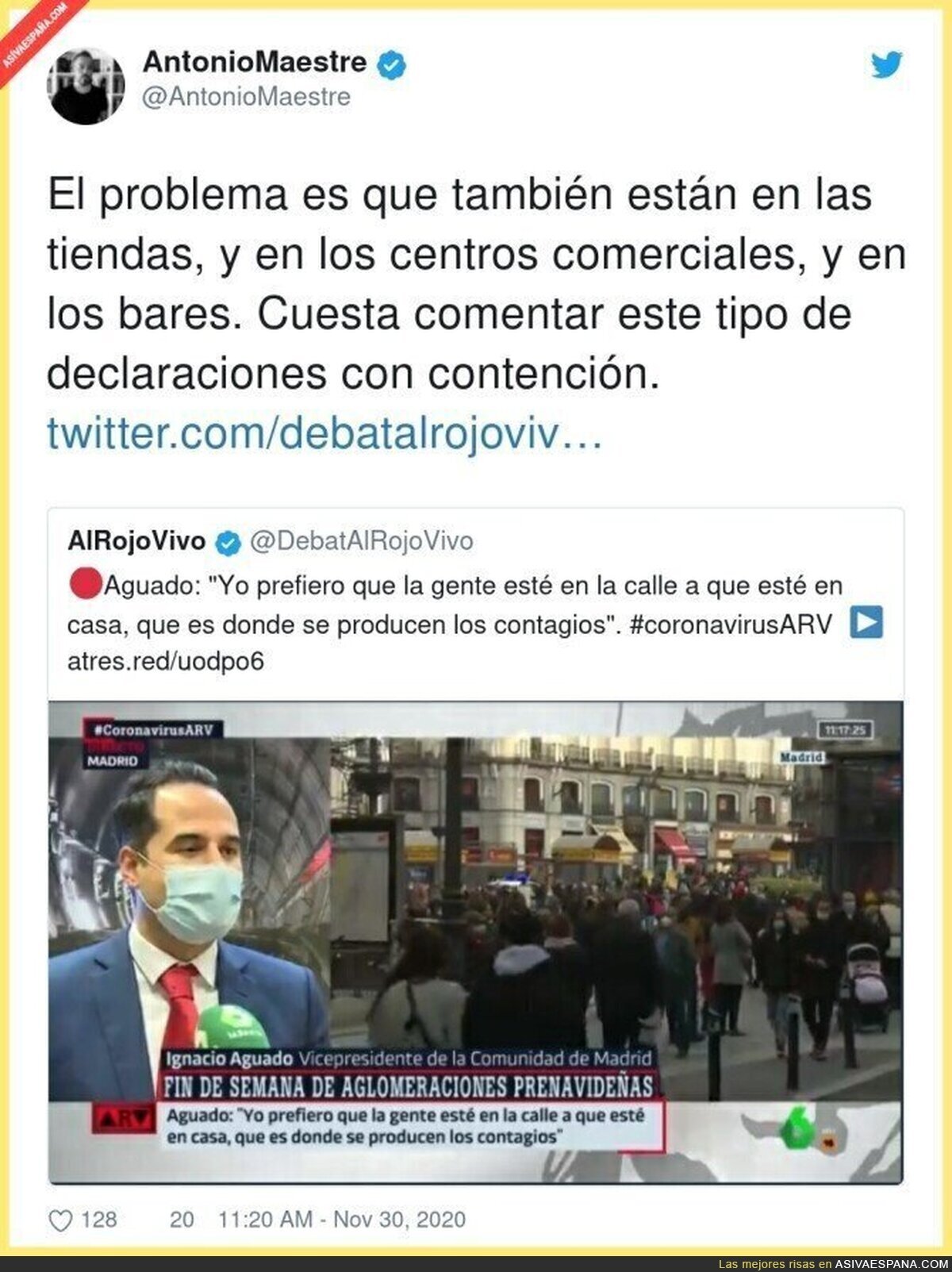 Ignacio Aguado nunca pareció un ser inteligente