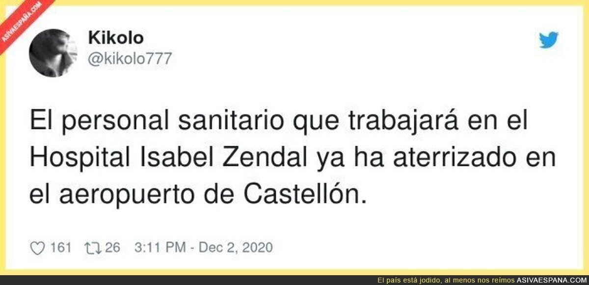 Menos el personal de quirófano, llegan mañana desde Badajoz en tren