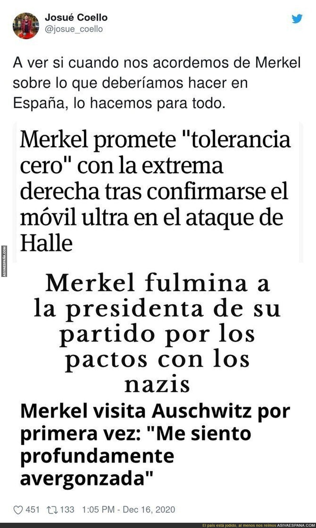 Merkel es un buen ejemplo pero para todo