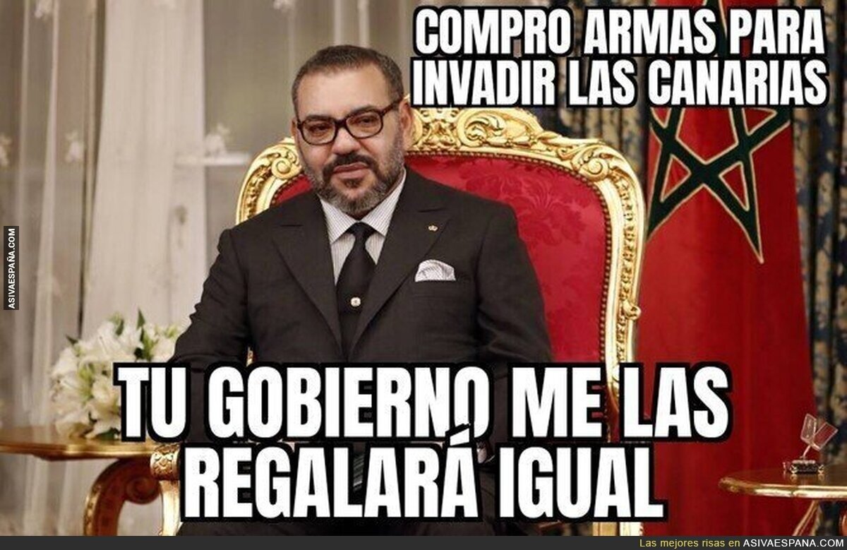 Y de paso, también ponemos Ceuta y Melilla en el pack a su infame alteza