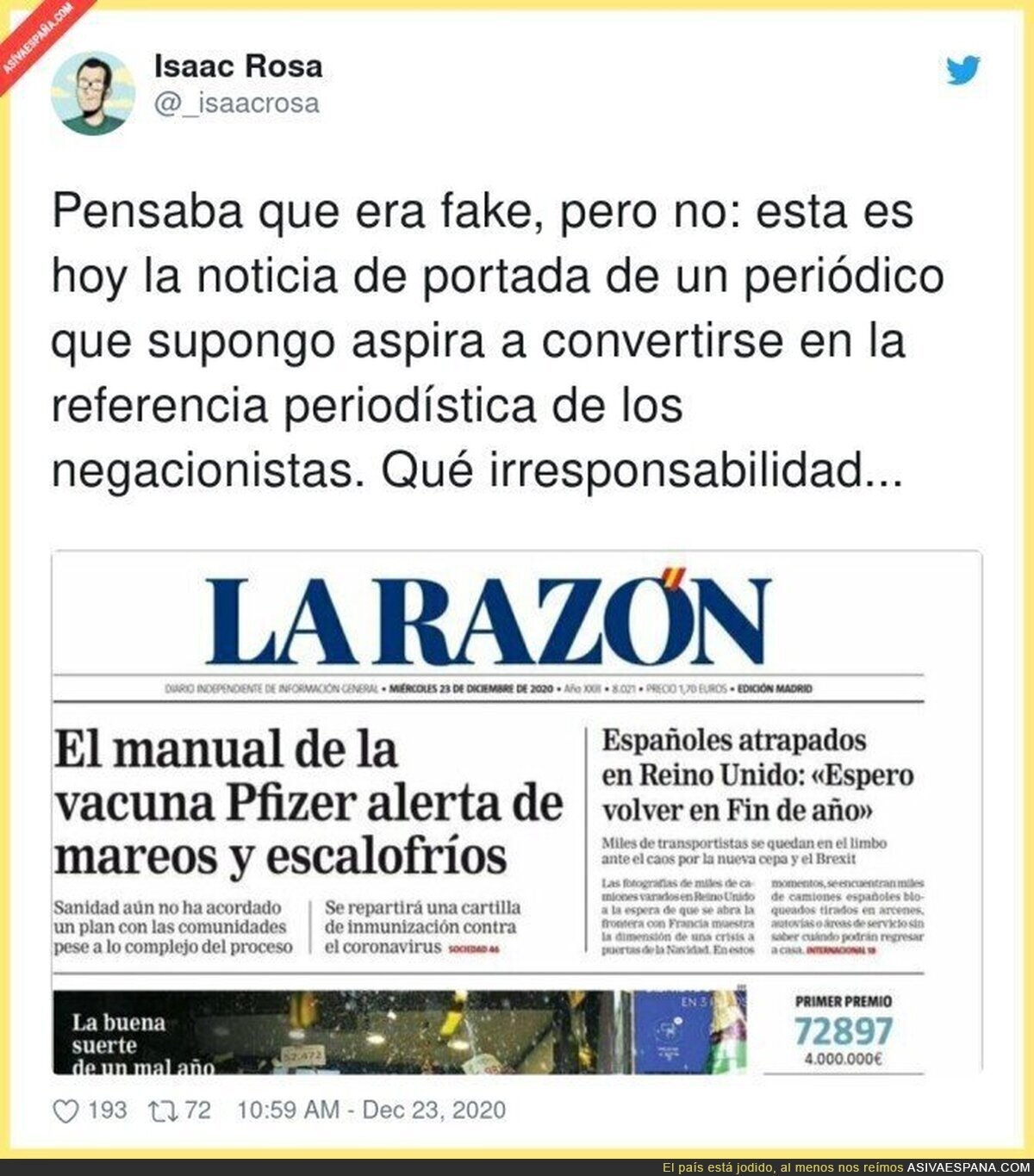 No se han leído el prospecto del Ibuprofeno