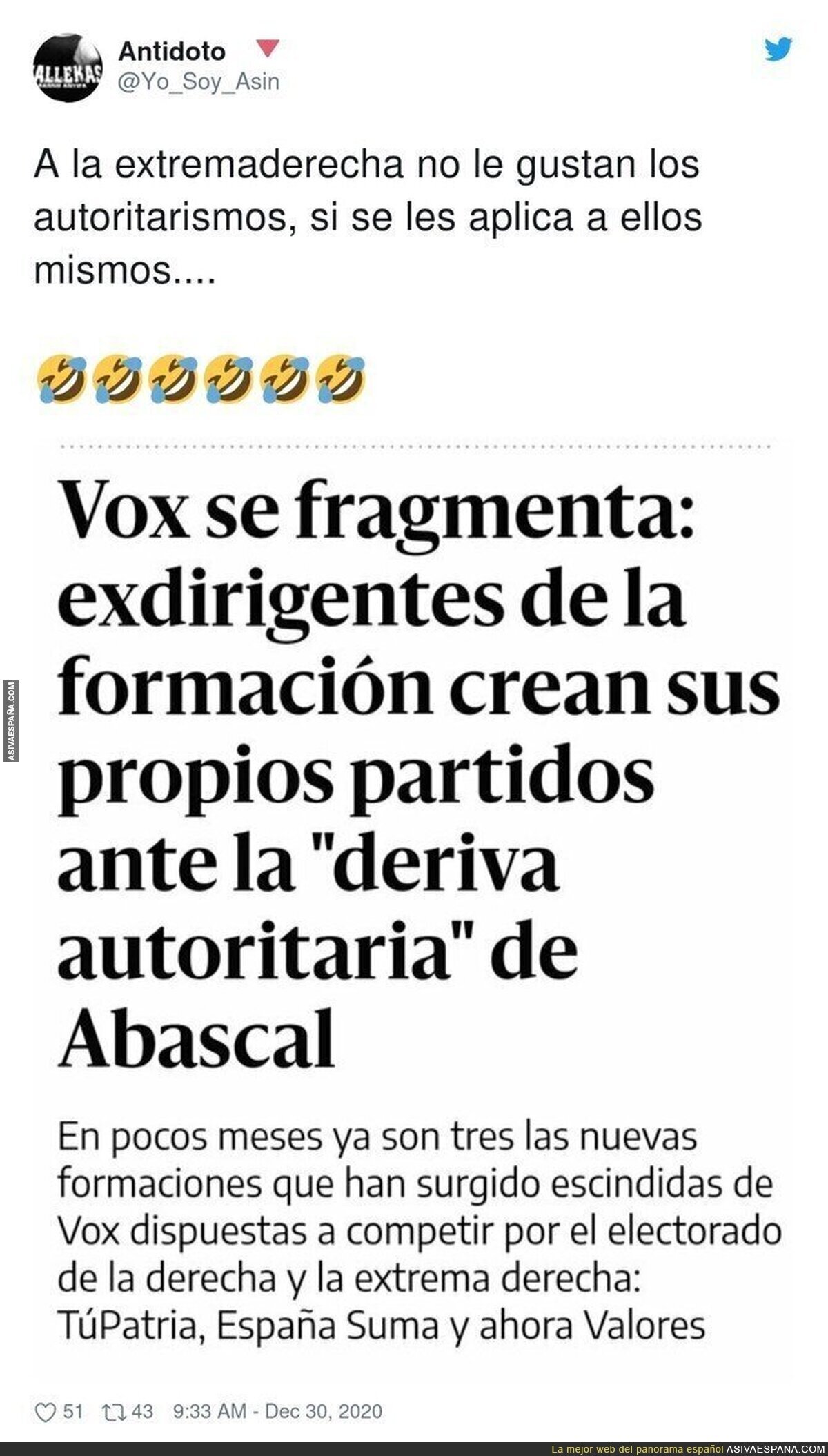 VOX se dinamita
