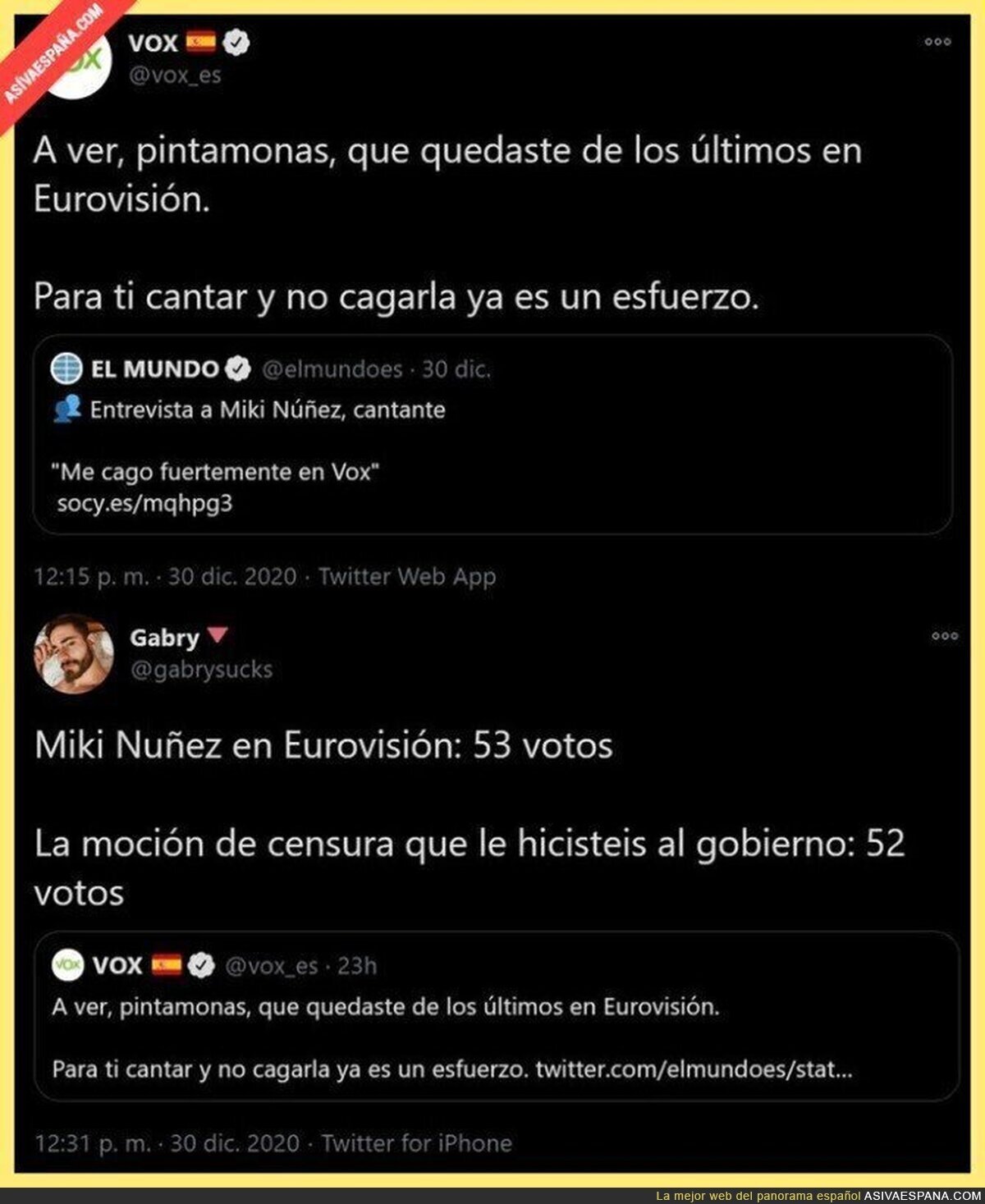 Así se le destroza a VOX con datos