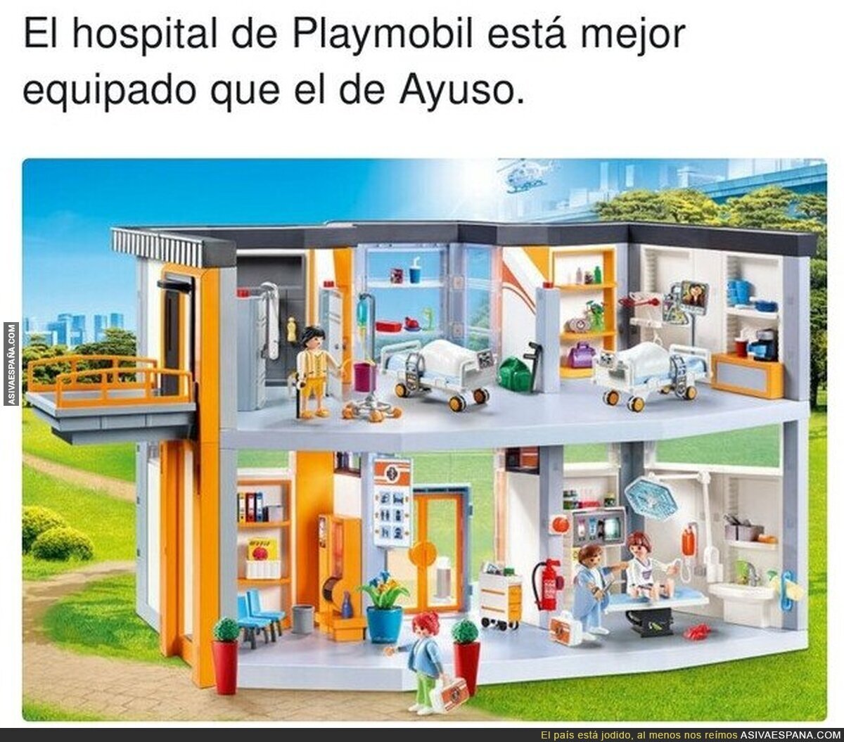 Isabel D&iacute;az Ayuso ofrece 200 millones de euros por esos quir&oacute;fanos