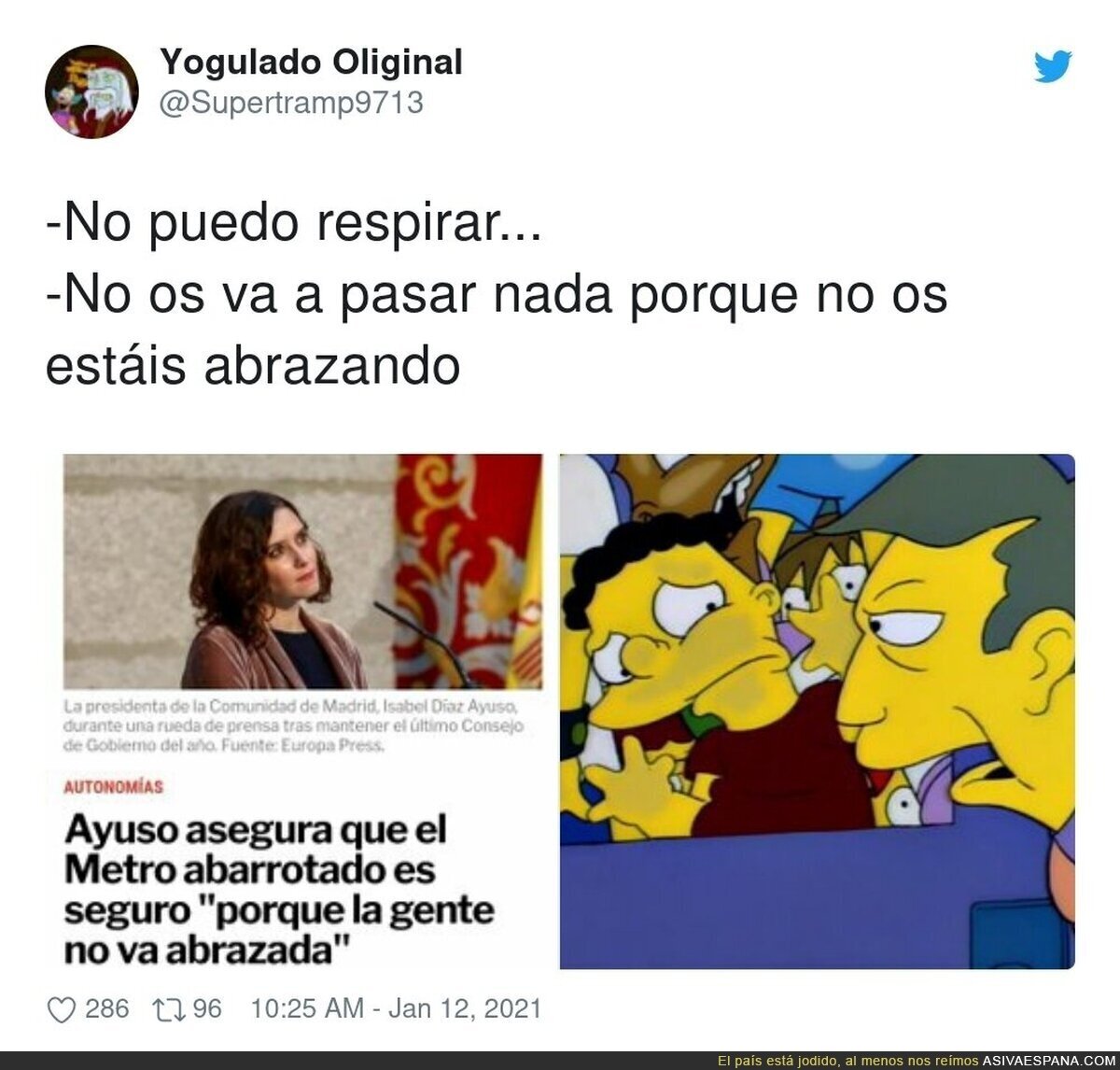 Ya tardaba Ayuso en decir una de las suyas