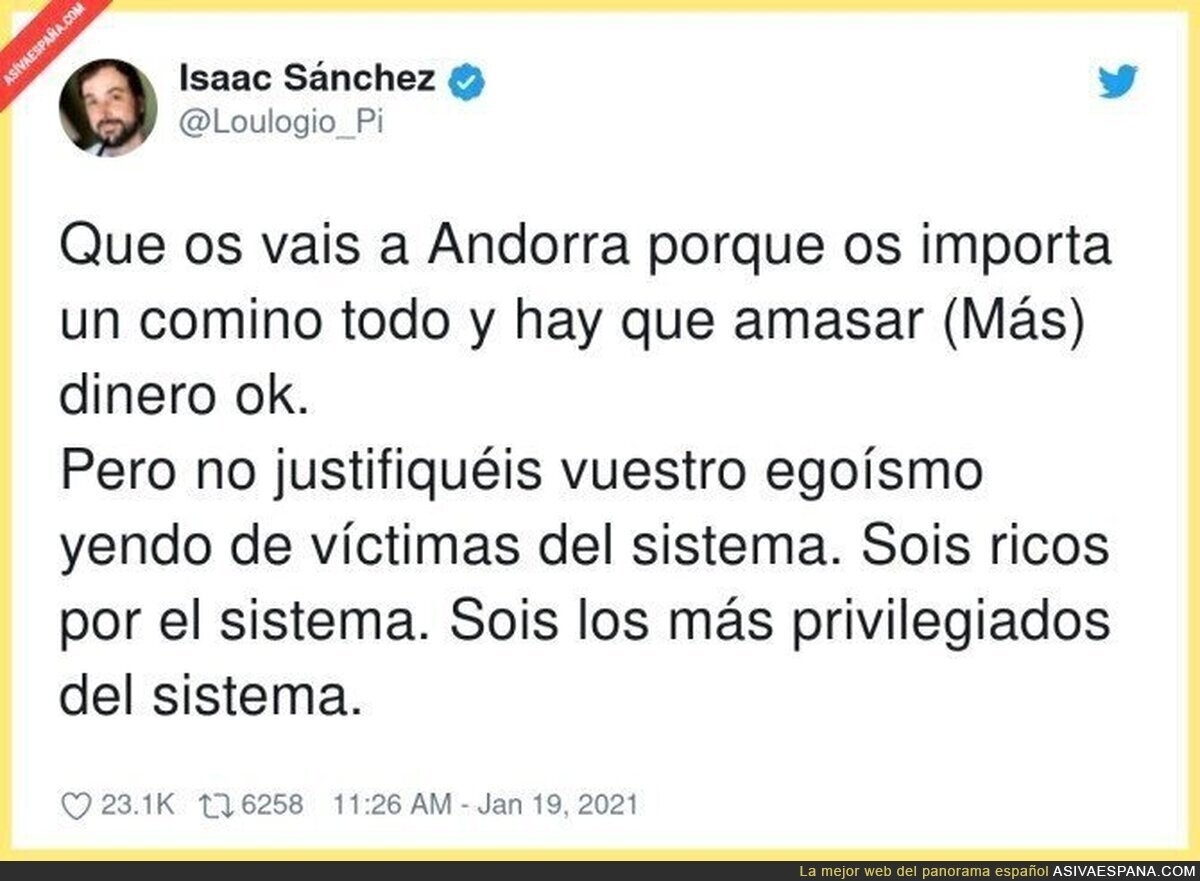 Las cosas claras sobre los youtubers y Andorra
