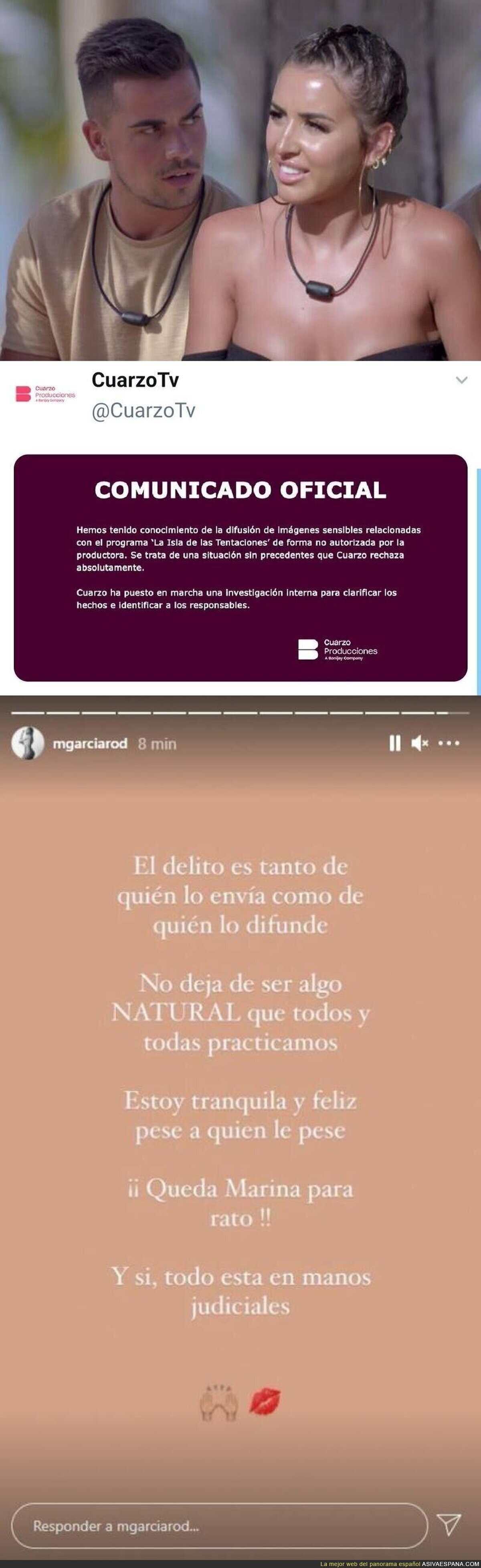 Pôlémica máxima por este vídeo que se ha filtrado de estos dos concursantes de 'La Isla de las tentaciones' teniendo sexo en el programa