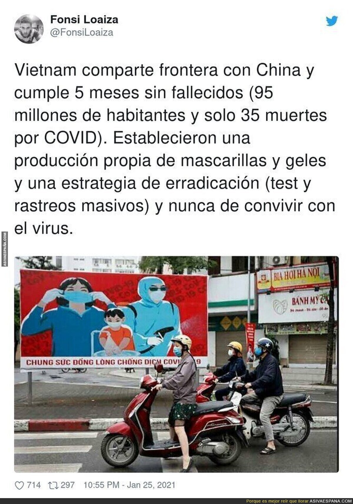 El gran ejemplo de Vietnam