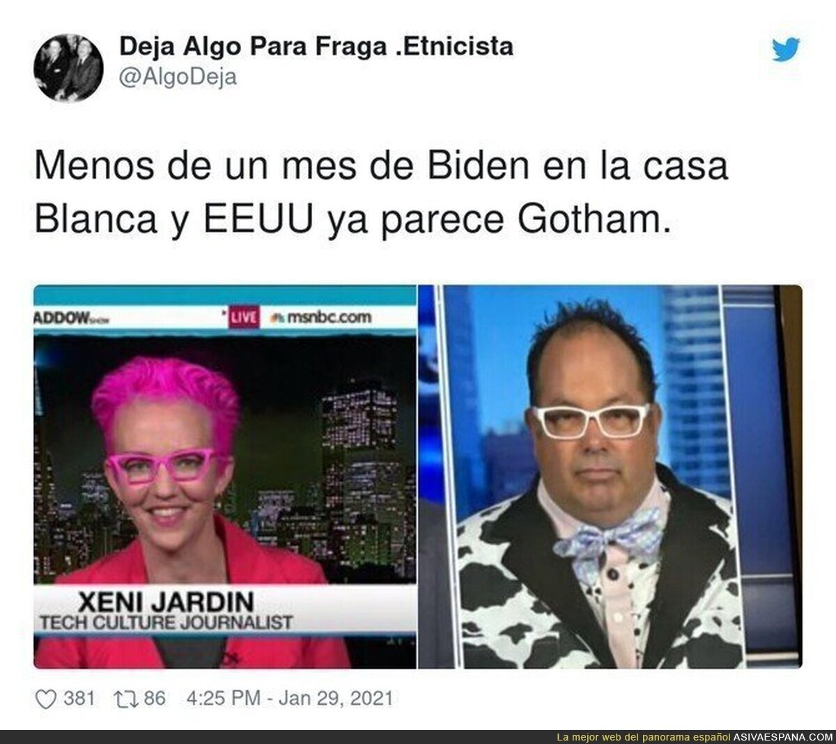 Estados Unidos está totalmente descontrolada
