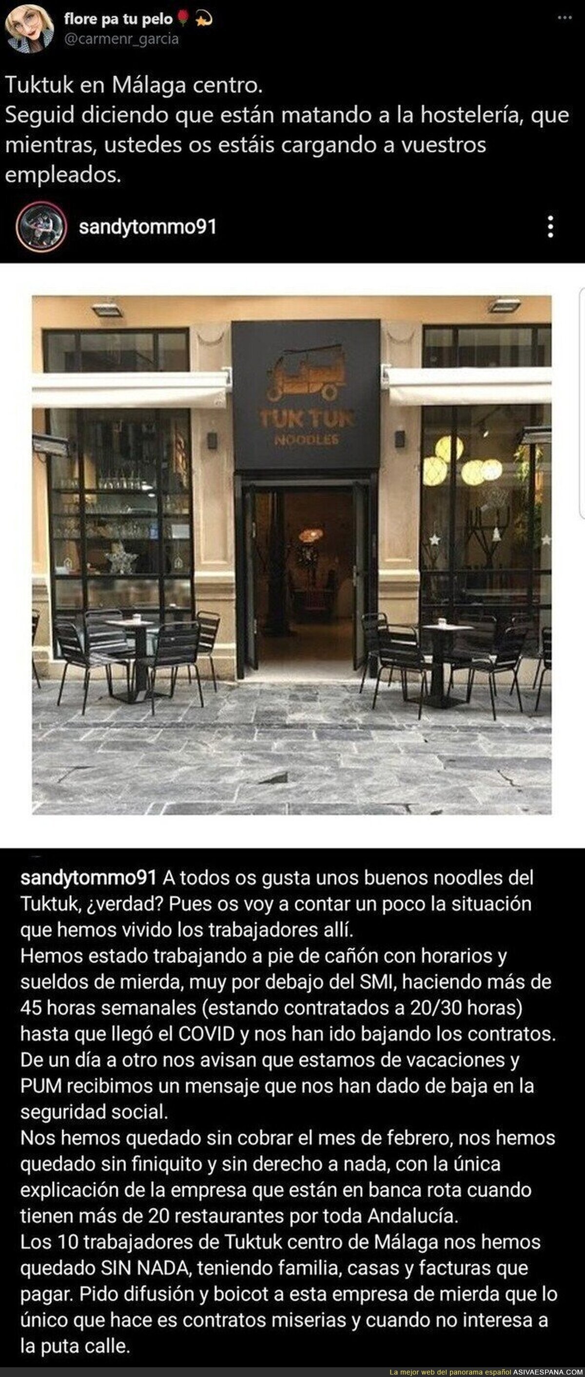 Tremenda situación la que han tenido que vivir en esta franquicia