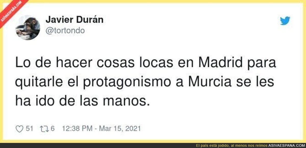 Es tremendo lo de Madrid