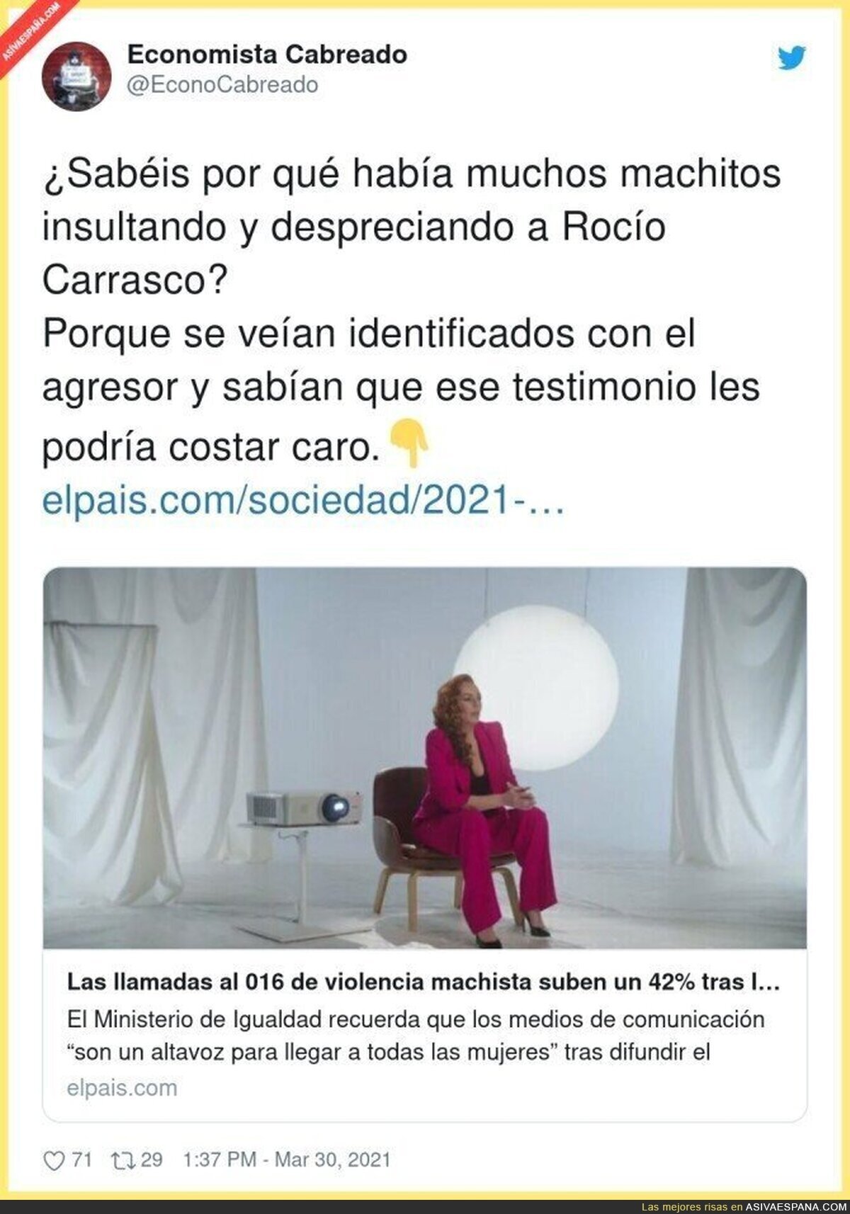 El testimonio de Rocío Carrasco sirve y para mucho
