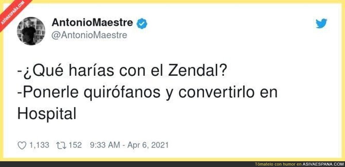 Una buena medida para el Zendal