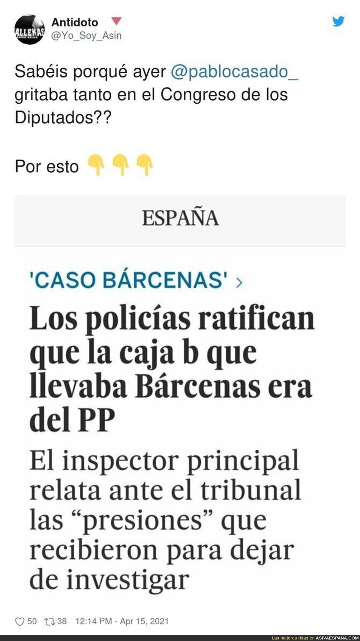 Pillados con las manos en la masa los del PP