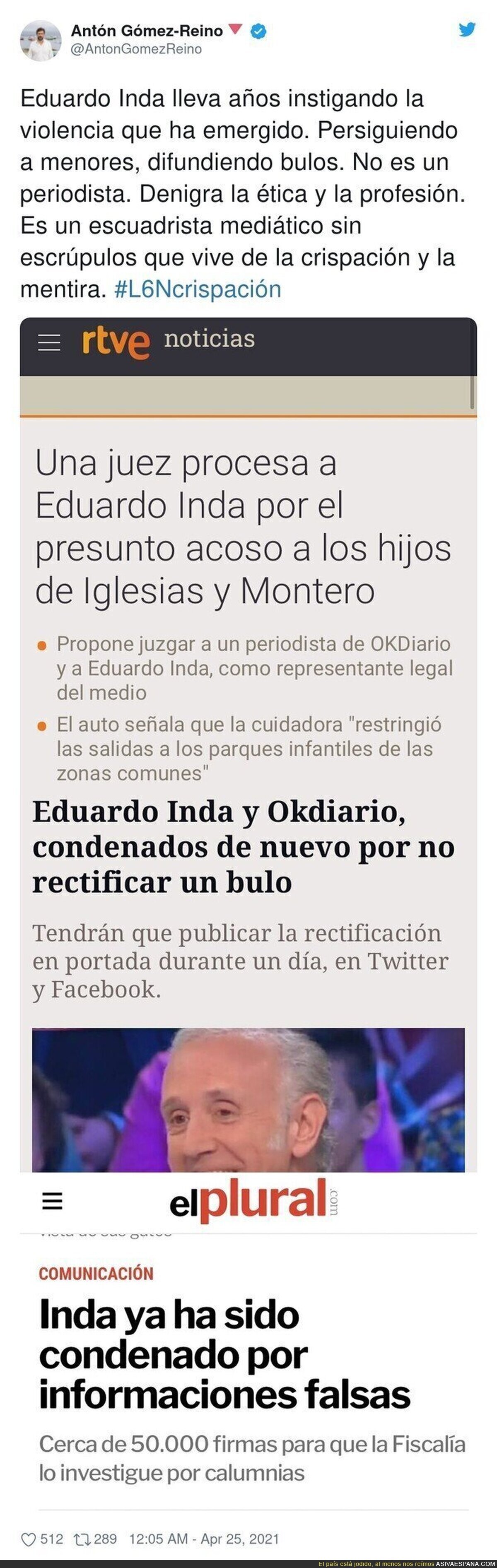 El peligro de Eduardo Inda