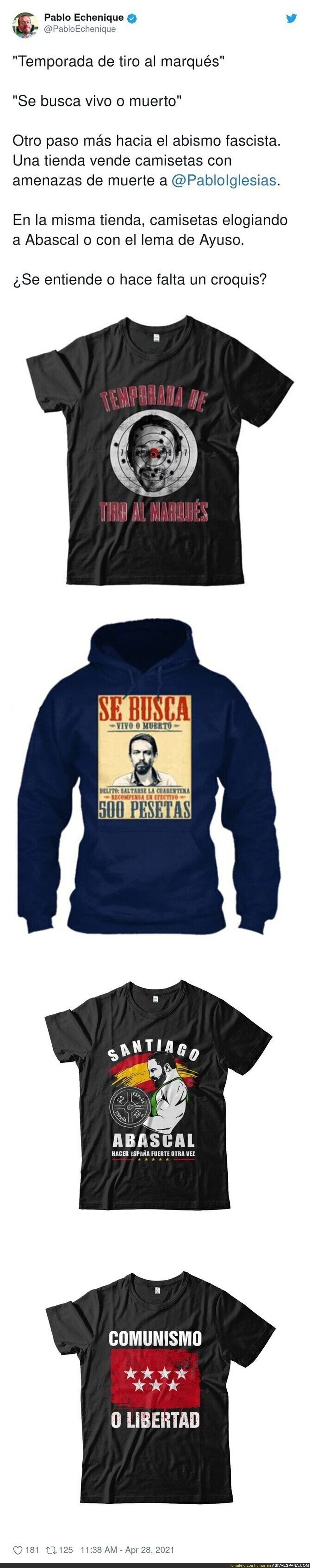 El peligroso merchandising que se vende por internet