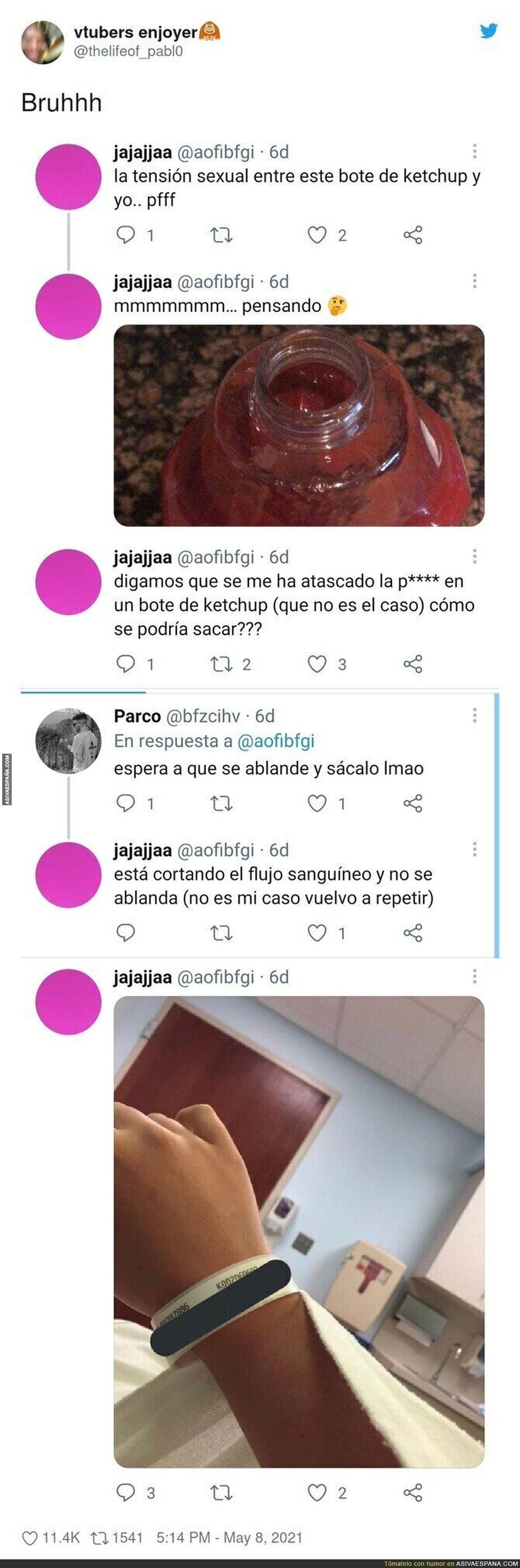 ¿La cara que habrán puesto los de urgencias al ver este panorama?