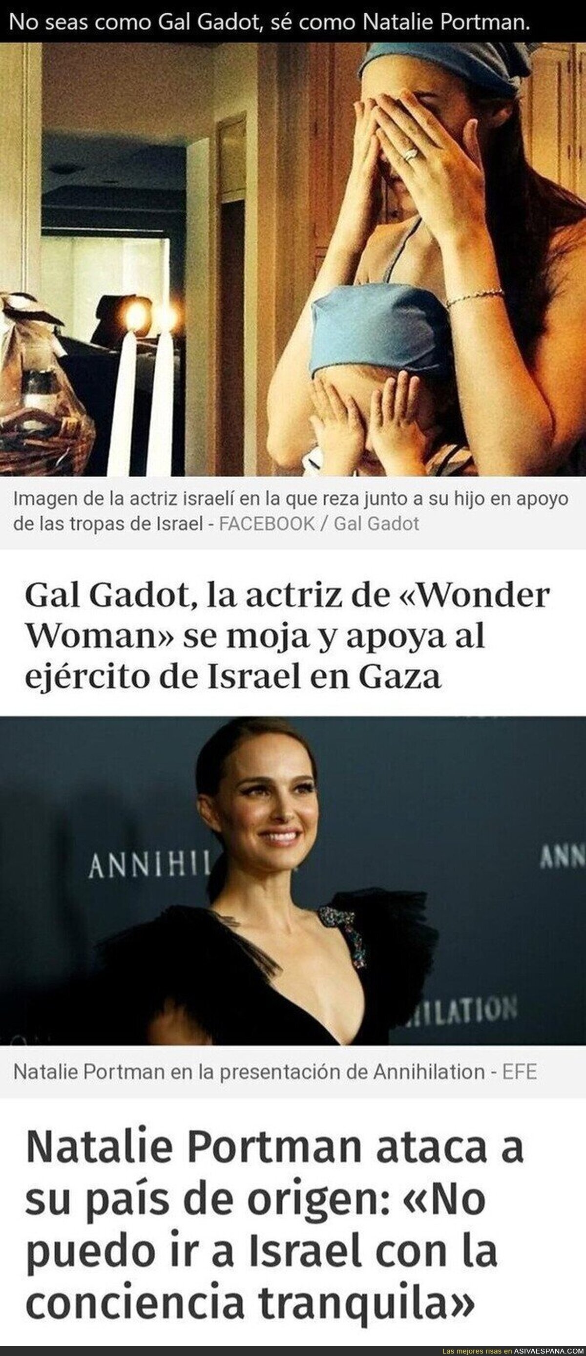 Diferentes formas de ver la situación de Israel
