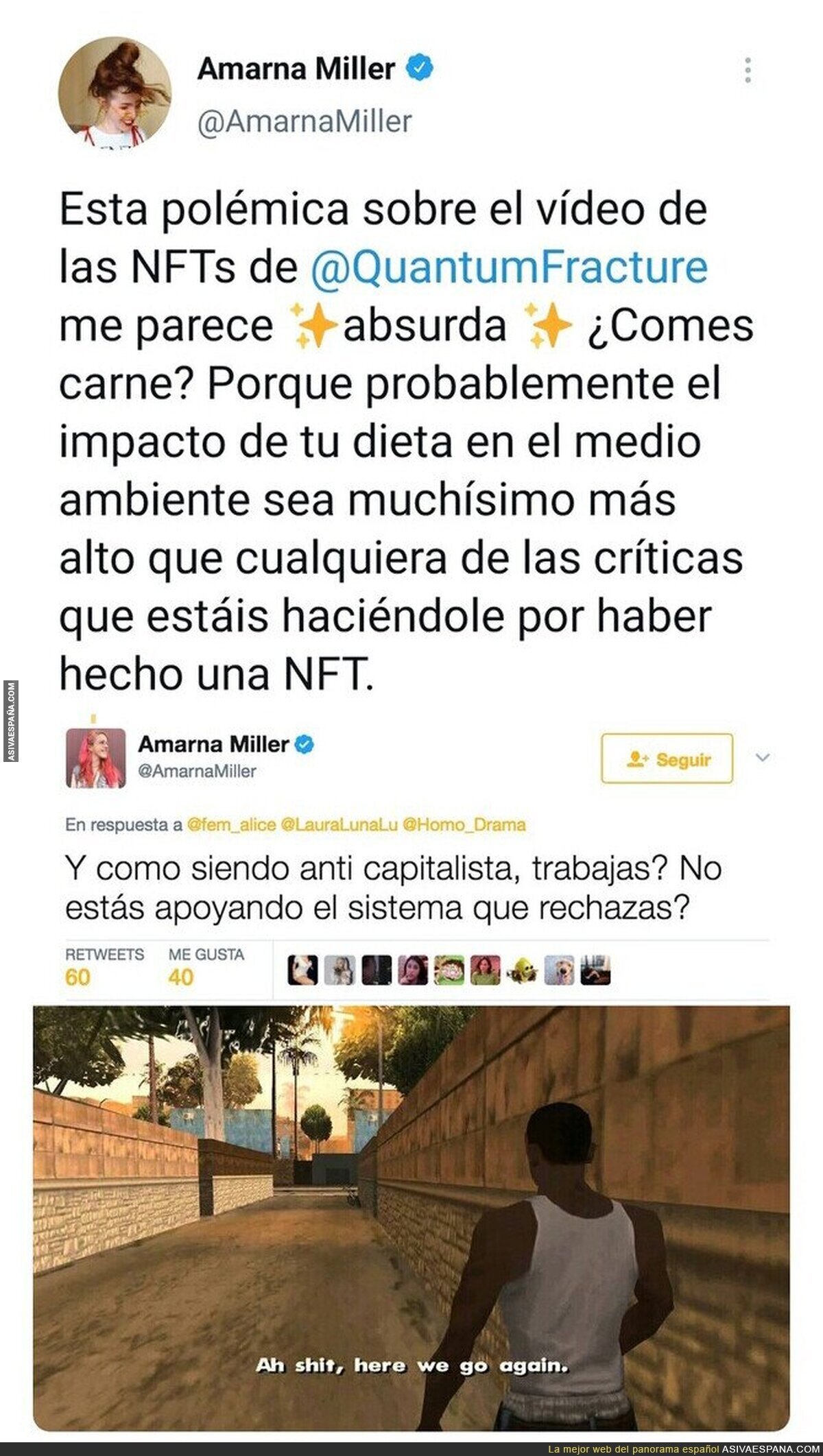 Amarna Miller vuelve a las andadas