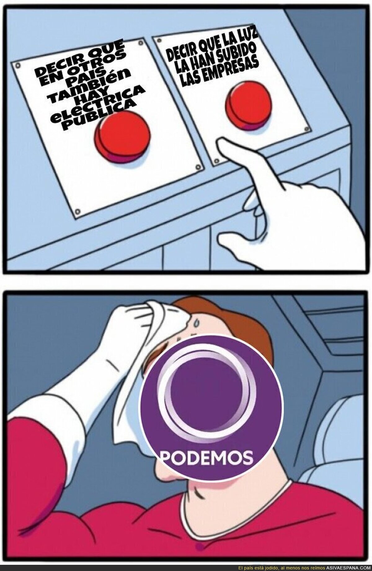 Asi estan los votantes de Podemos ahora