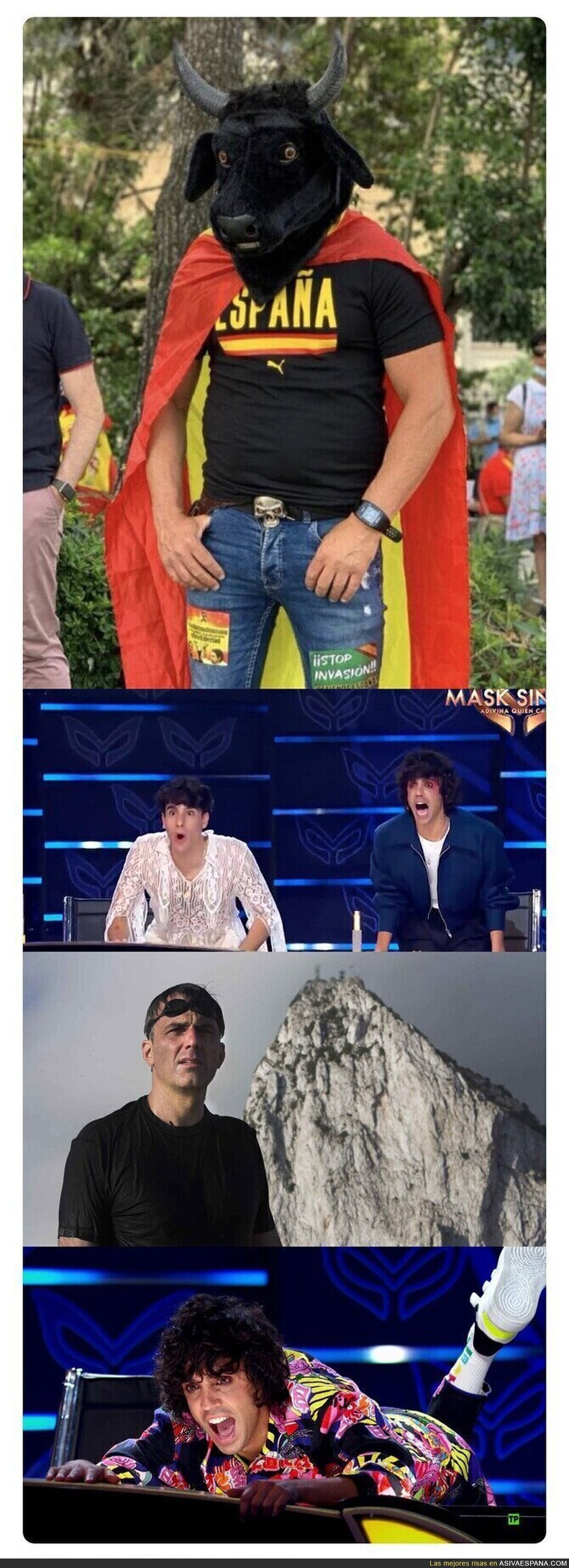A ver quien se escondía tras la máscara...