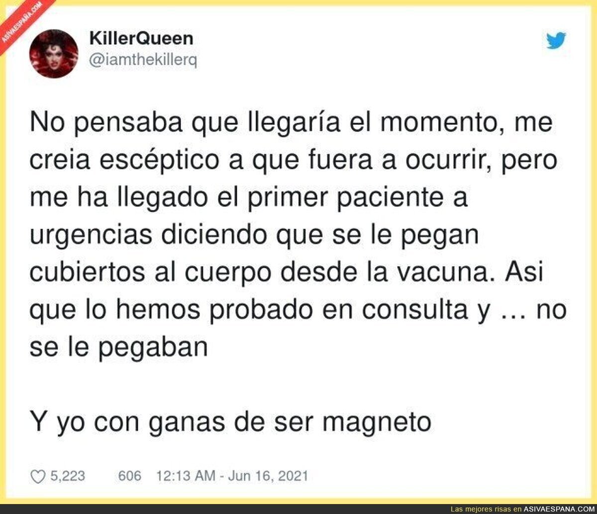 Que le diga que para la próxima vez se duche