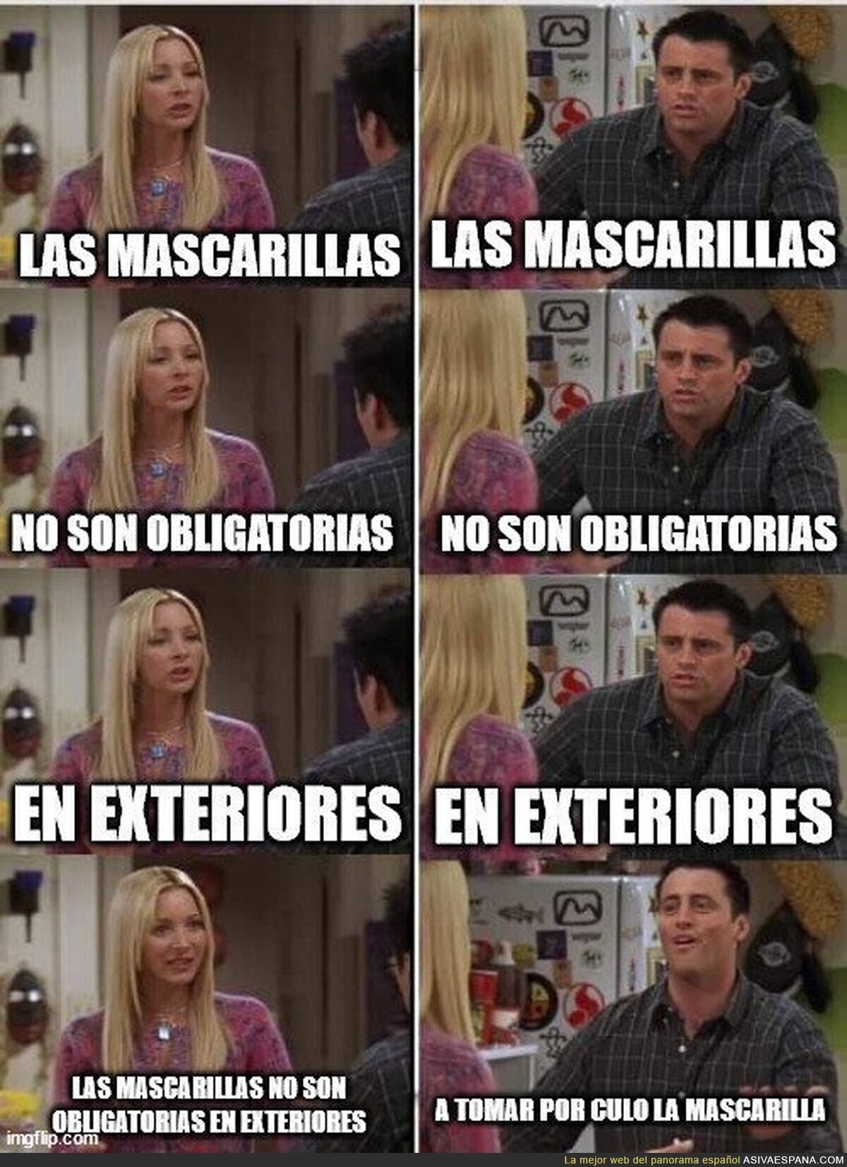 ¡Se acabaron las mascarillas!