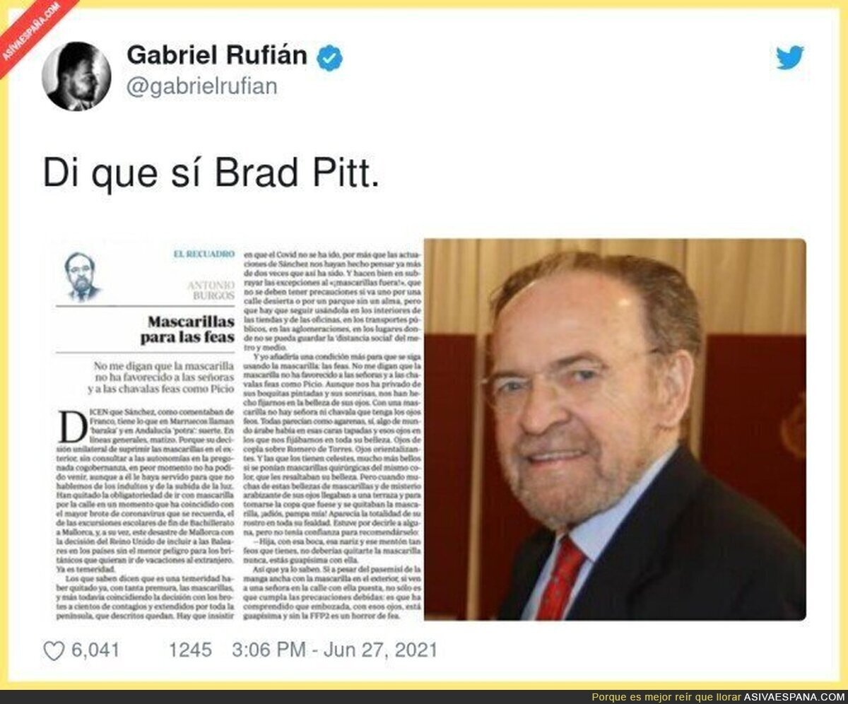 Hay gente que estaría mejor callada