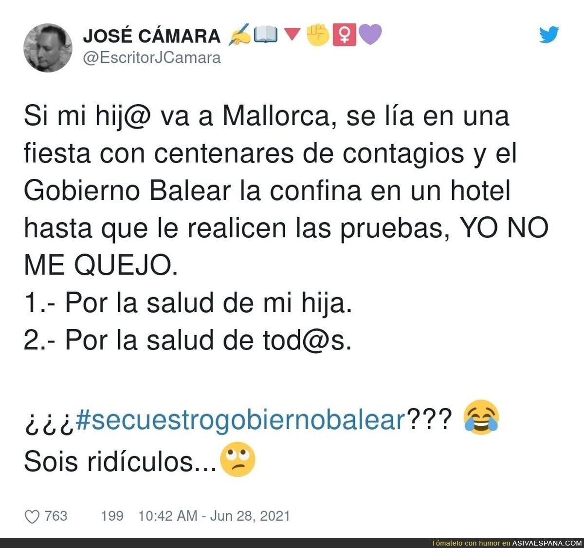 Los padres son igual de cómplices que los hijos por haberlo permitido en plena pandemia
