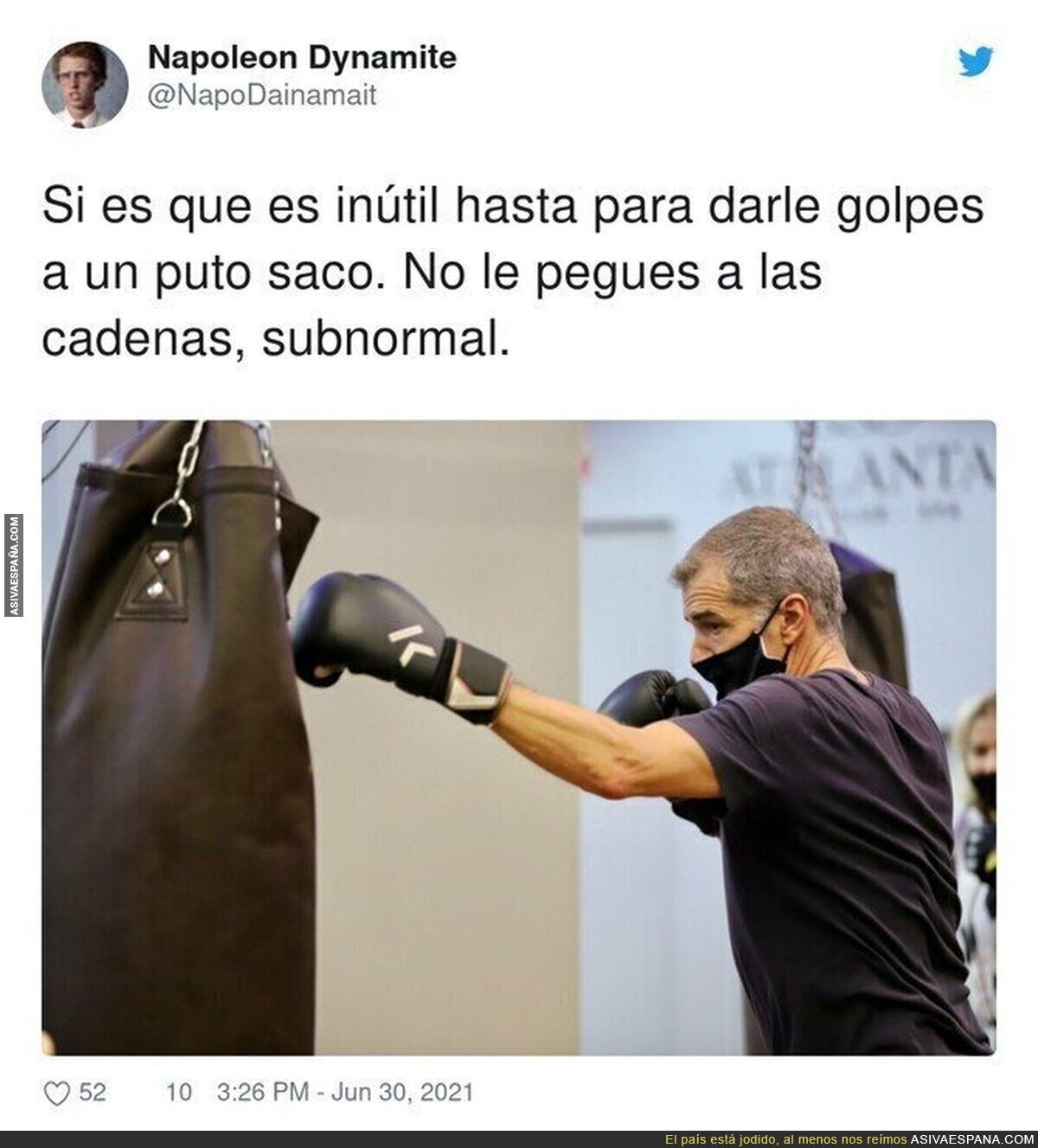 Por poco no le nombran responsable del área de deportes de Madrid