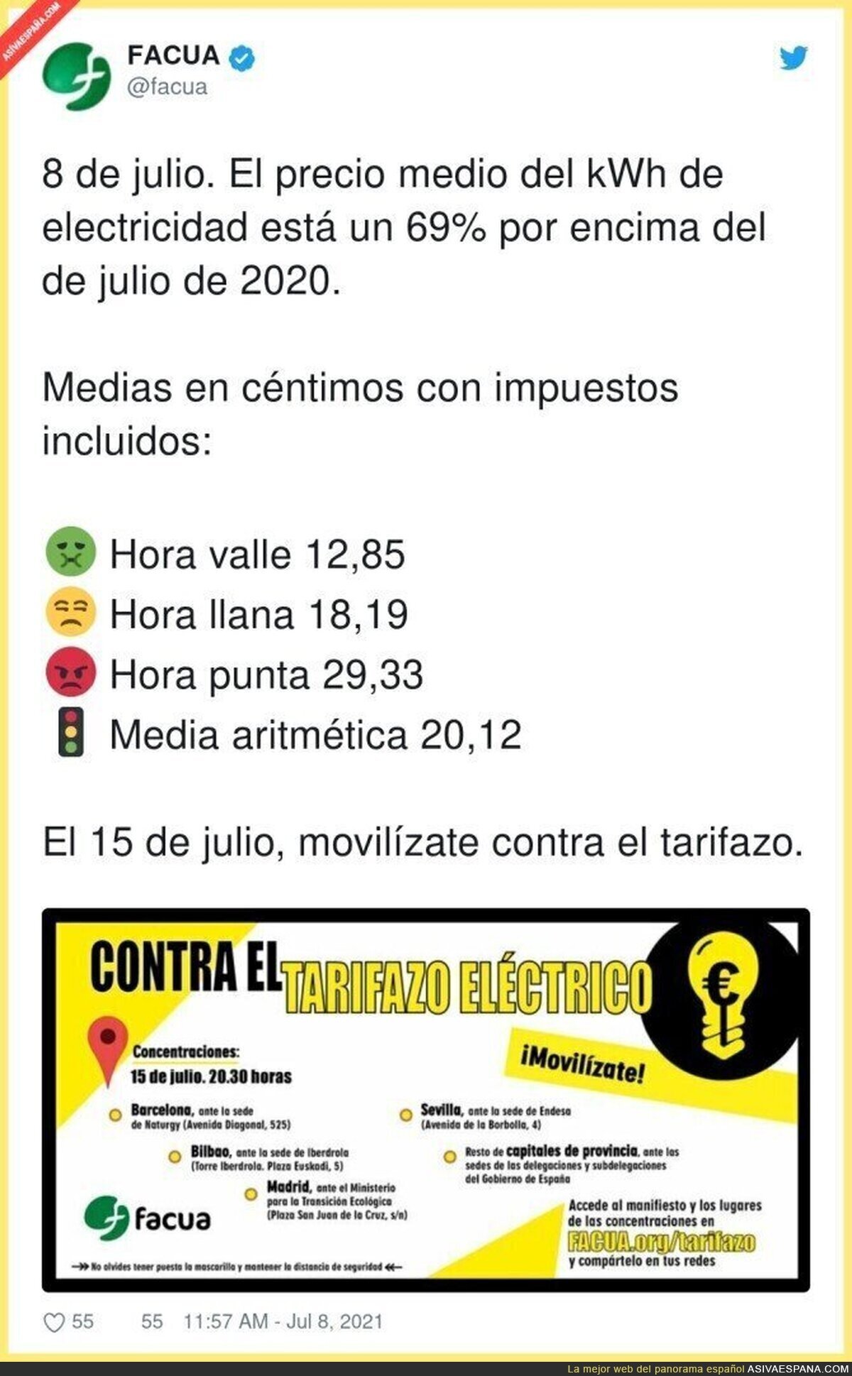 Sigue el atraco con la luz