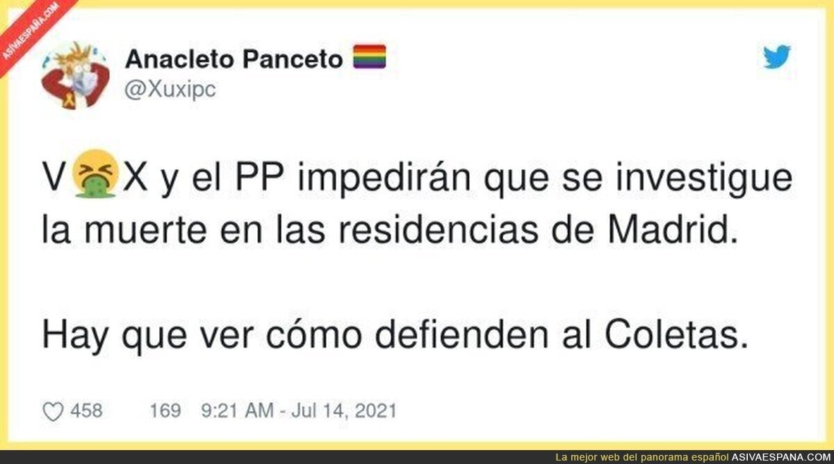 Son cómplices del coletas, ojooooo
