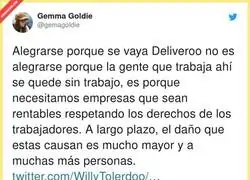 La realidad de alegrarse sobre la fuga de Deliveroo de Espa&ntilde;a