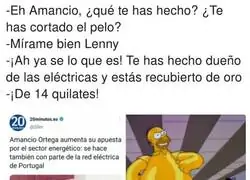 Amancio se hace de oro -todav&iacute;a m&aacute;s-