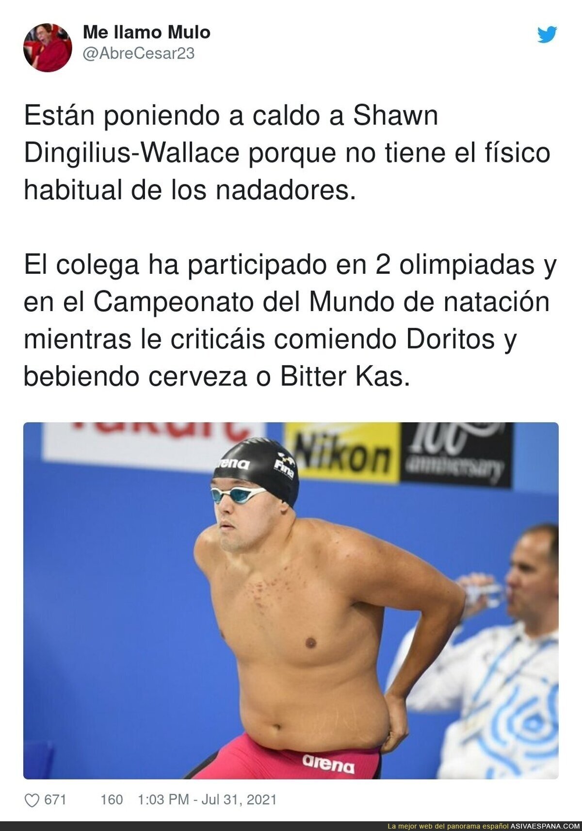 Este tipo se merece un gran aplauso