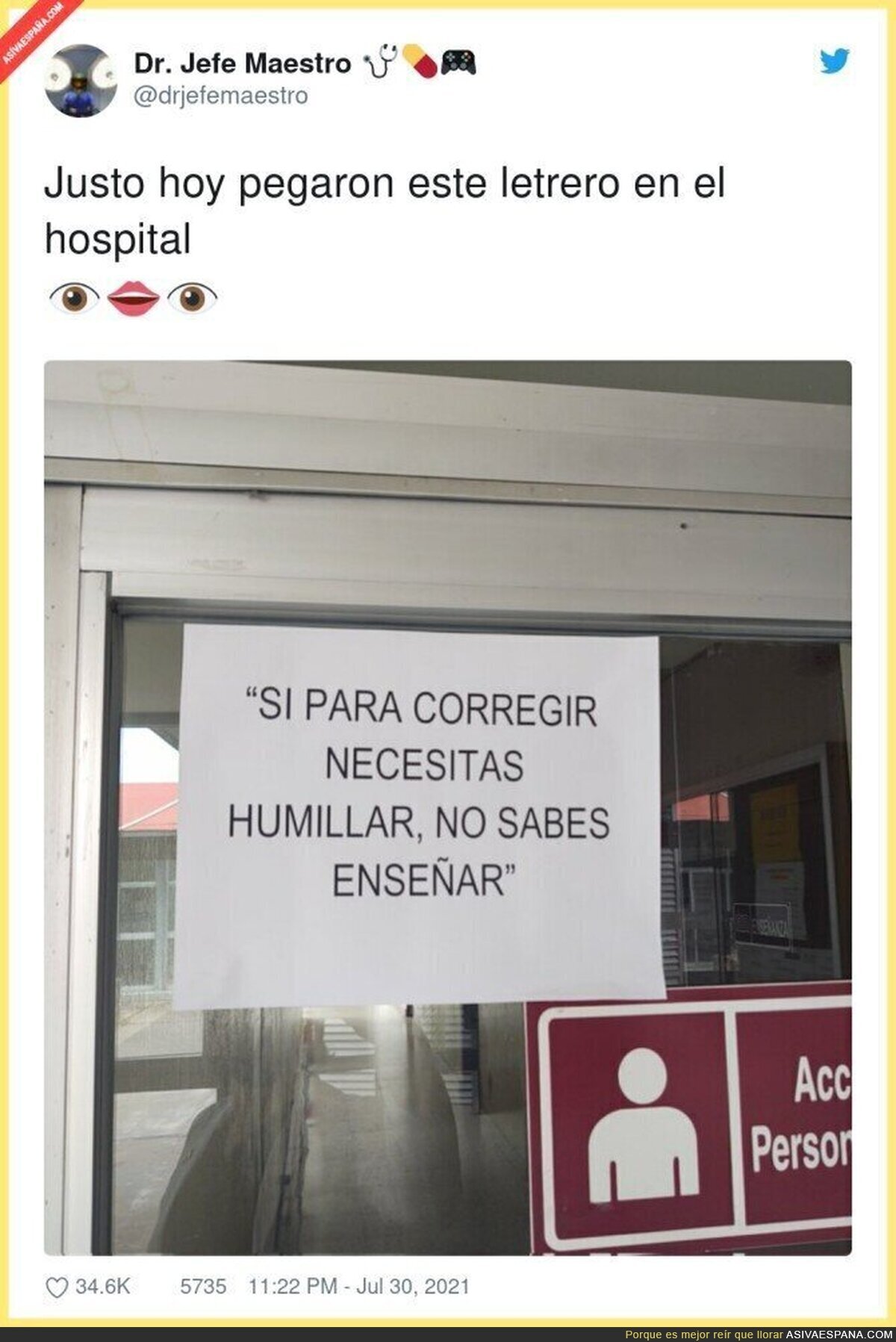 Este cartel lo dice todo con pocas palabras